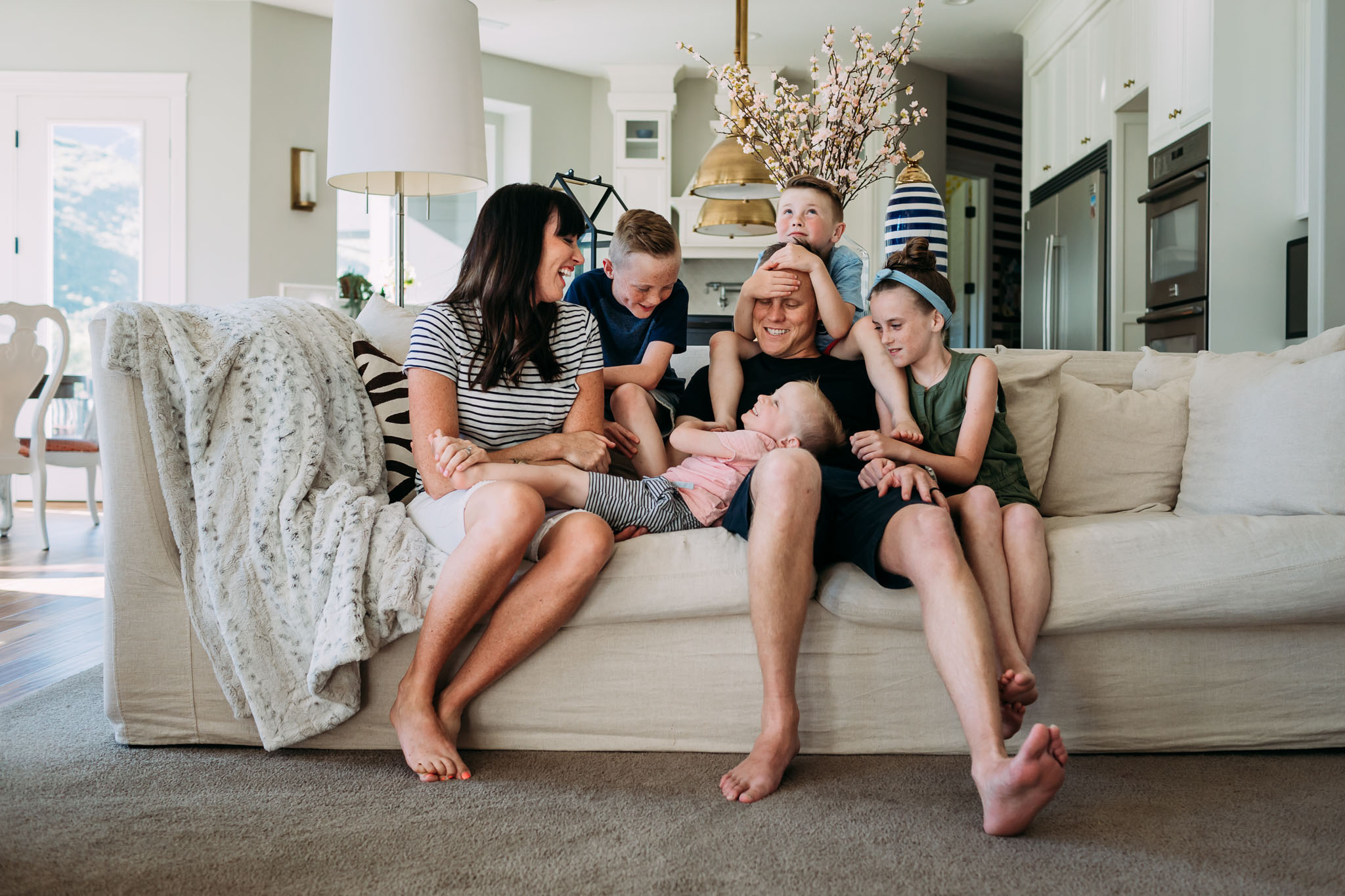 In-home lifestyle session | Mountain home {Utah family photographer}