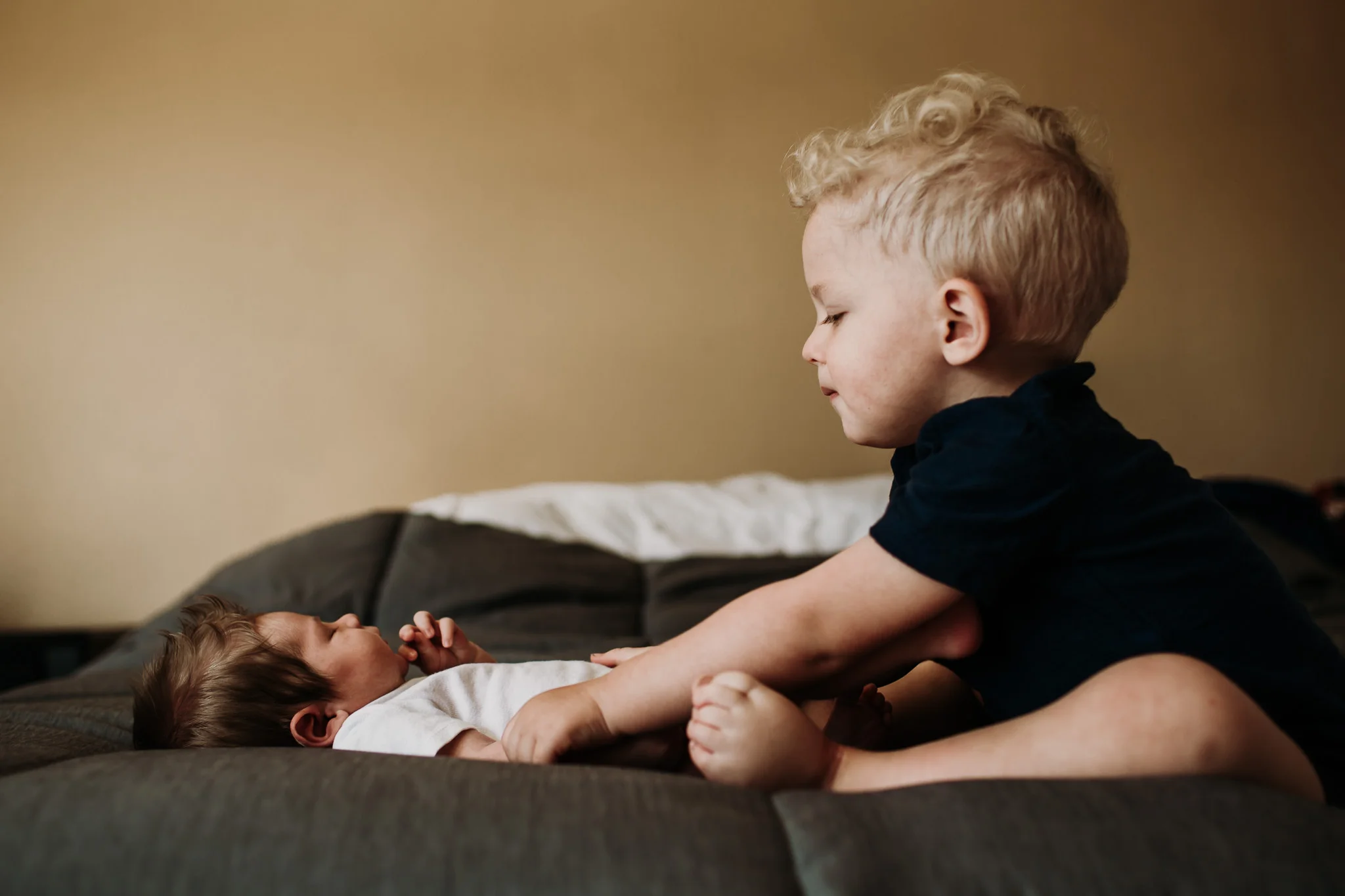 In-home baby session ~ newborn family session {Utah County family photographer}