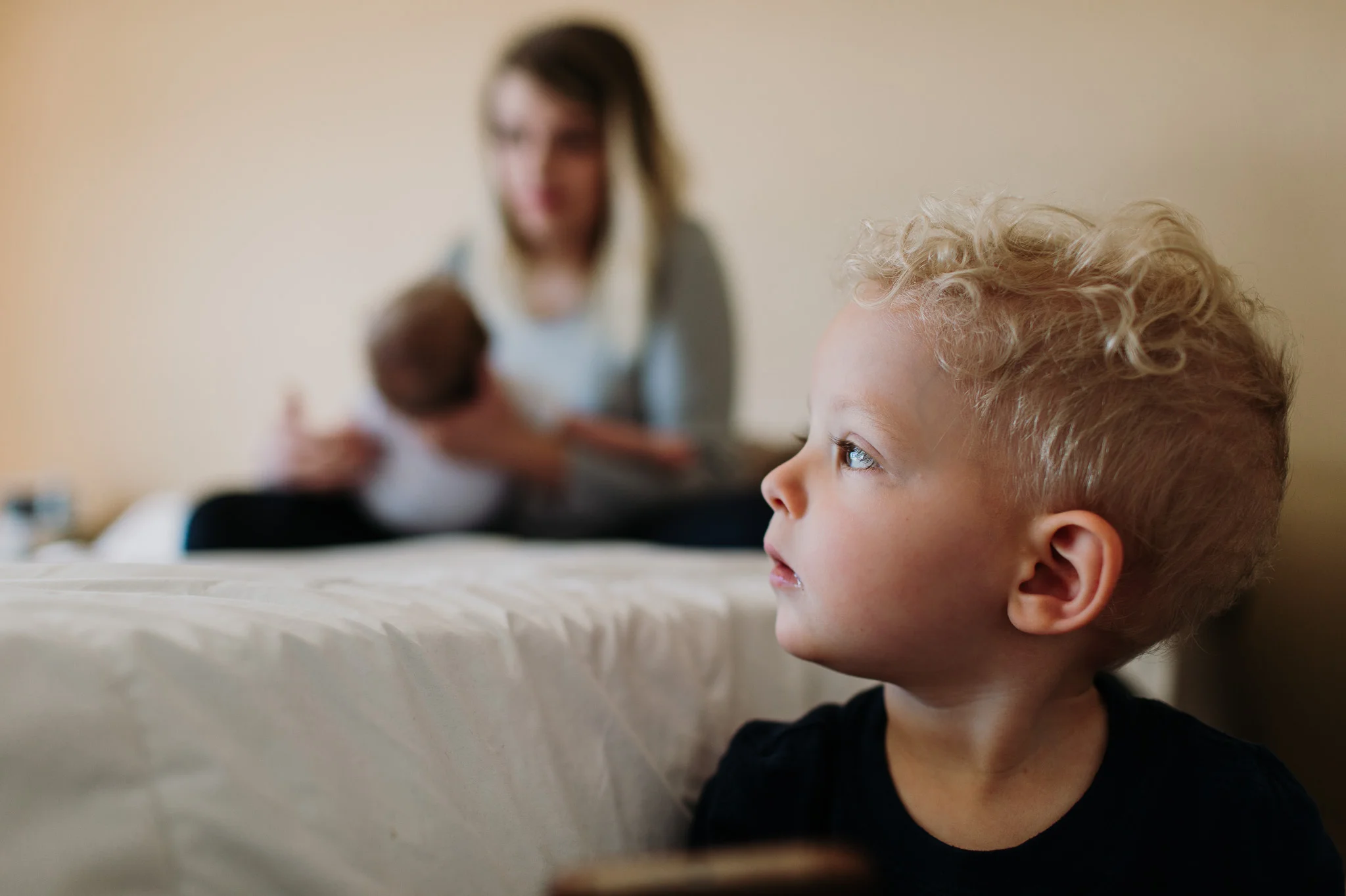 In-home baby session ~ newborn family session {Utah County family photographer}