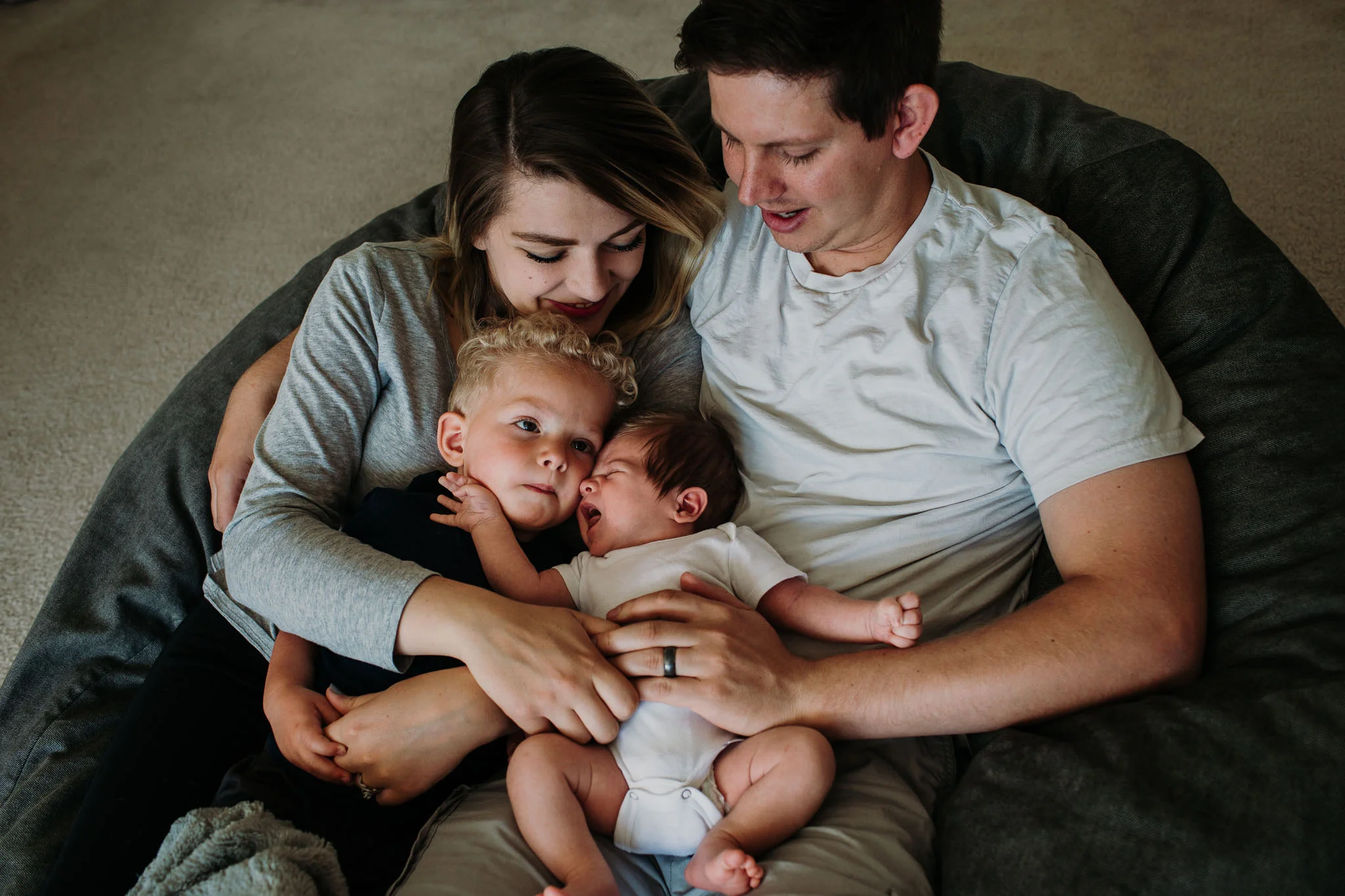 In-home baby session ~ newborn family session {Utah lifestyle photographer}