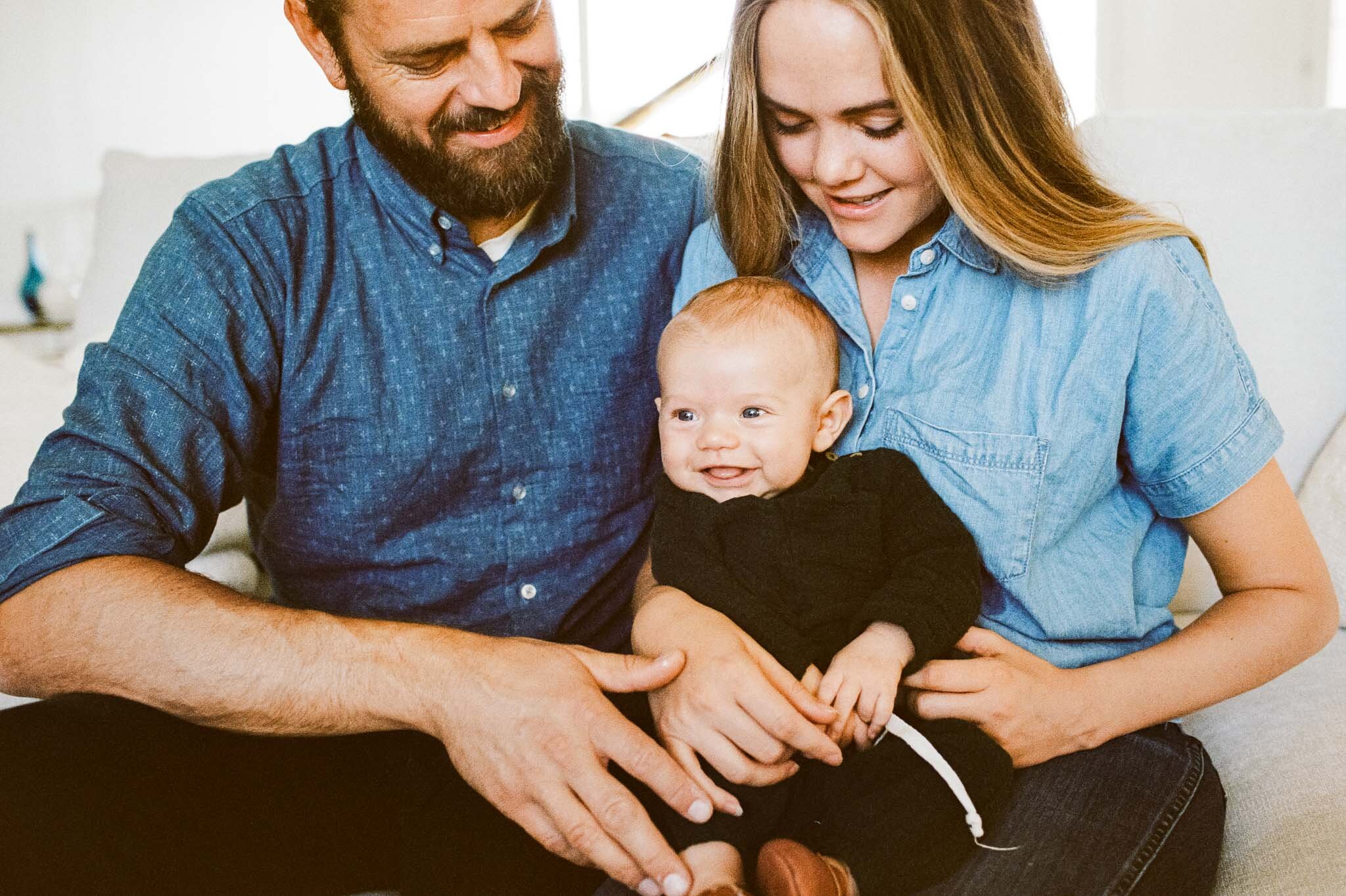 Extended Family In-home Session {Midway Blended Family} | Utah Lifestyle Photographer 