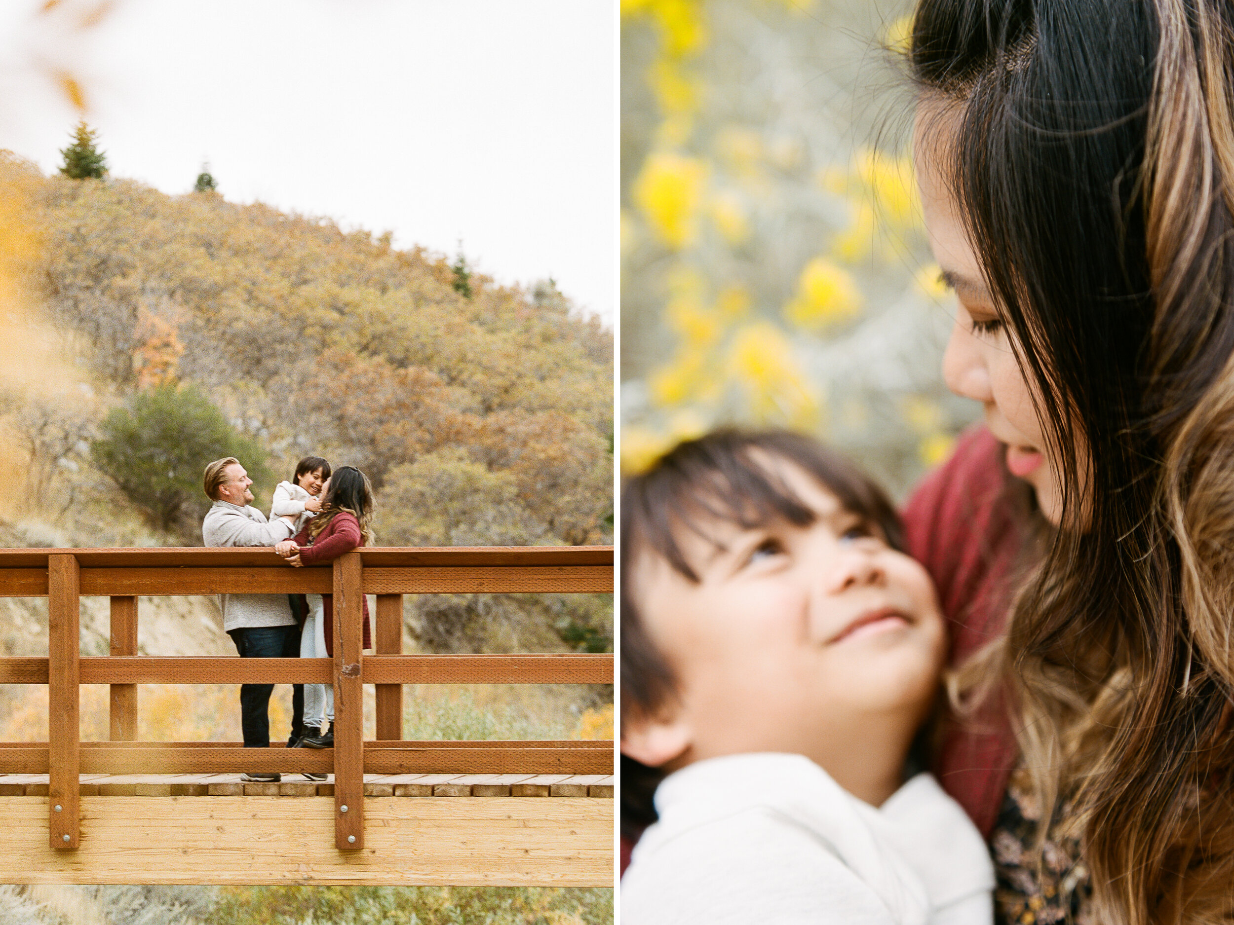 Mountain Hike {Family of Three Fall Session} | Utah Film Photographer