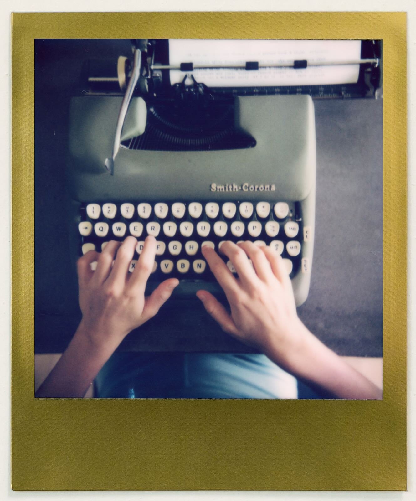 A while ago I bought a vintage typewriter. And listen, I love it. I use it. I bought new ribbon for it and it&rsquo;s doing just great, and it looks beautiful in my studio. It inspires me to write in the sort of permanent way that film feels permanen