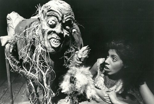 Lisa Biggs as Swamp Woman with Lydia Diamond as Faith