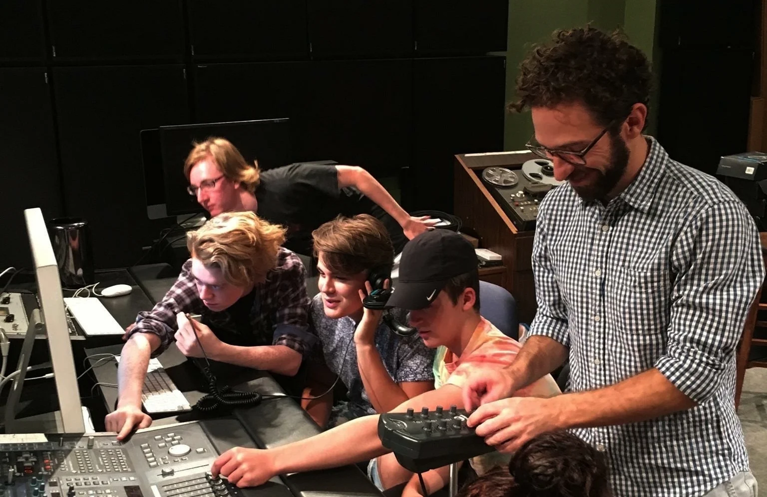 Me teaching Audio Camp 2016.JPG