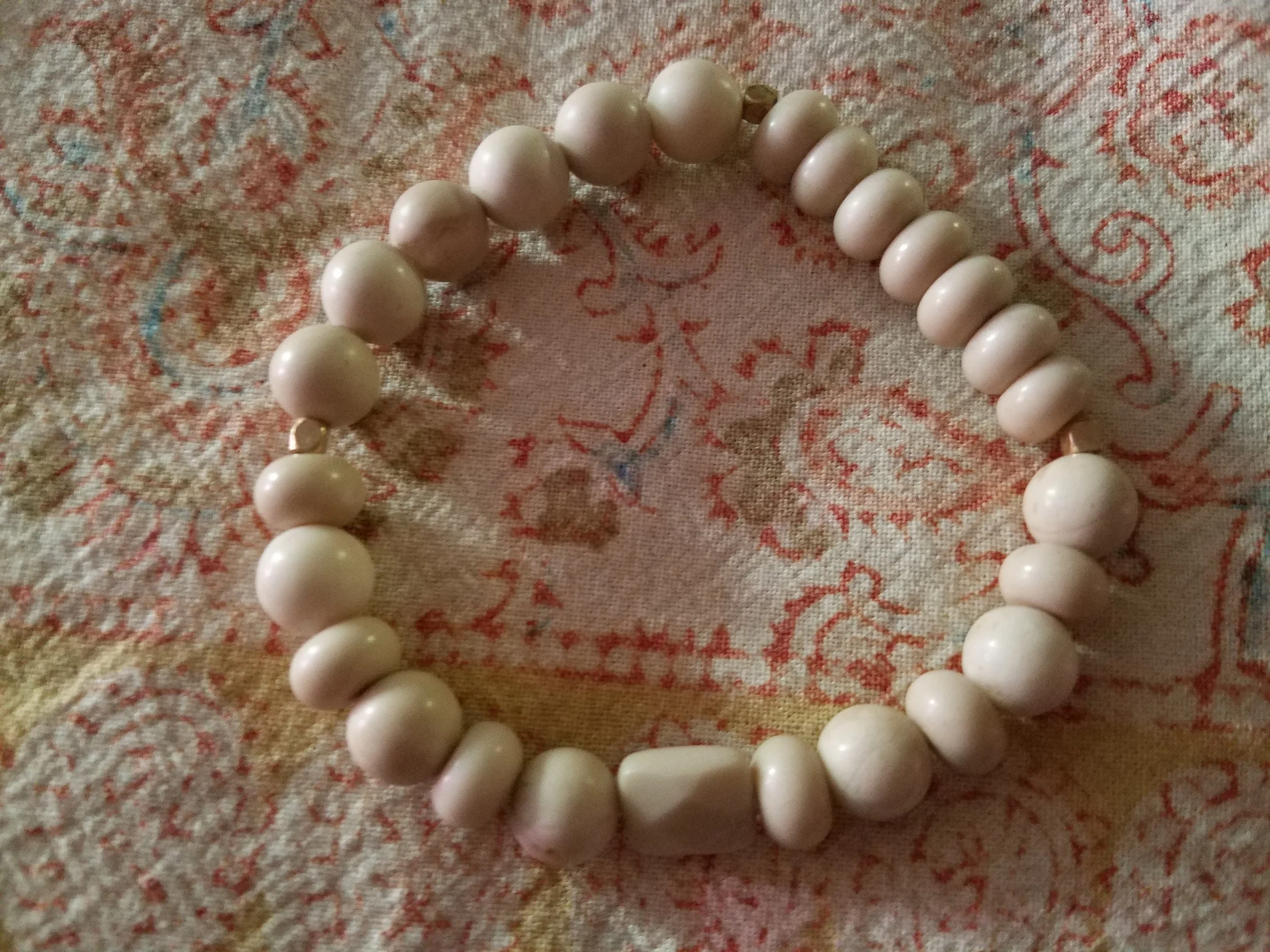 White Fossil Jasper  |  Guiding | Uplifting  |  Inspiring