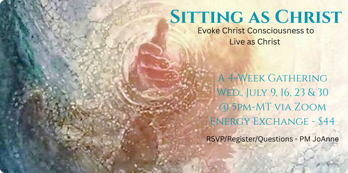 SITTING as CHRIST