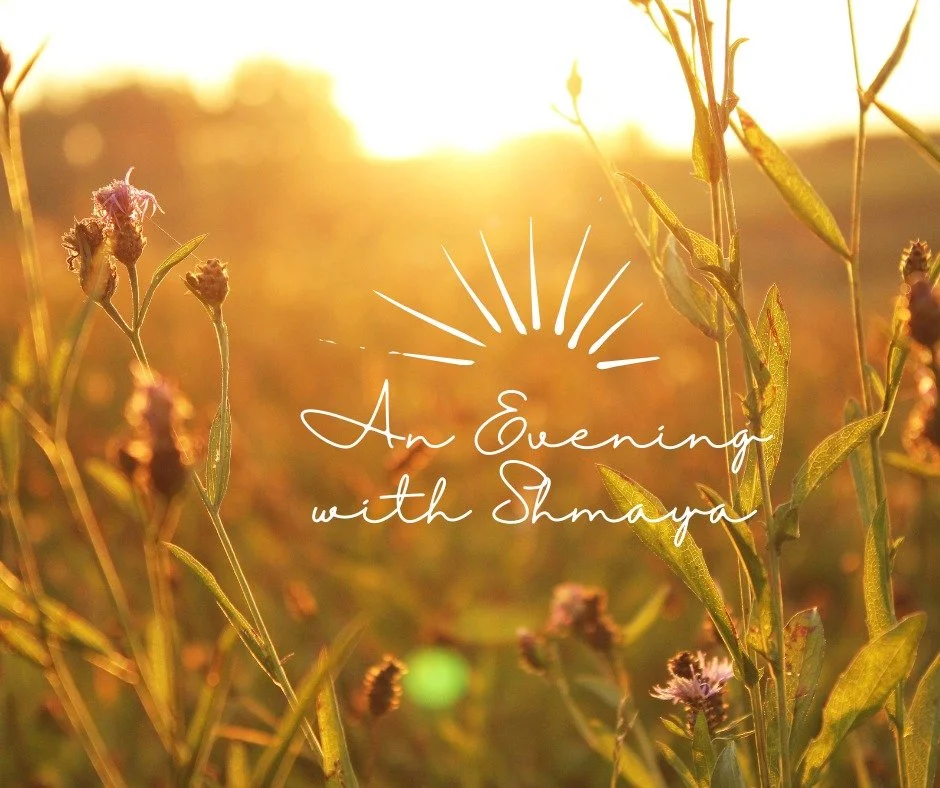 An Evening with Shmaya - bring what is revealing itself