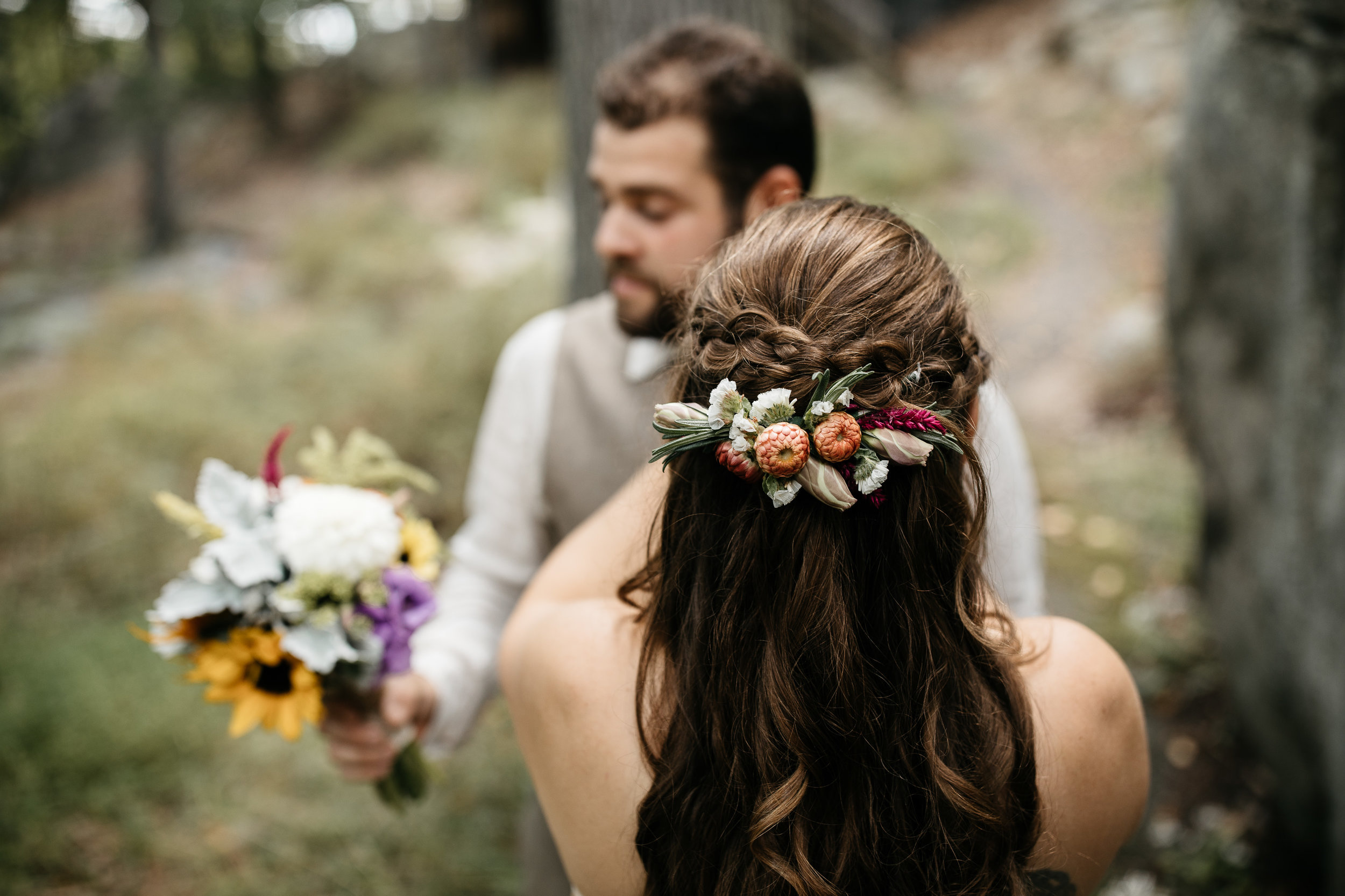 bridal hairpiece