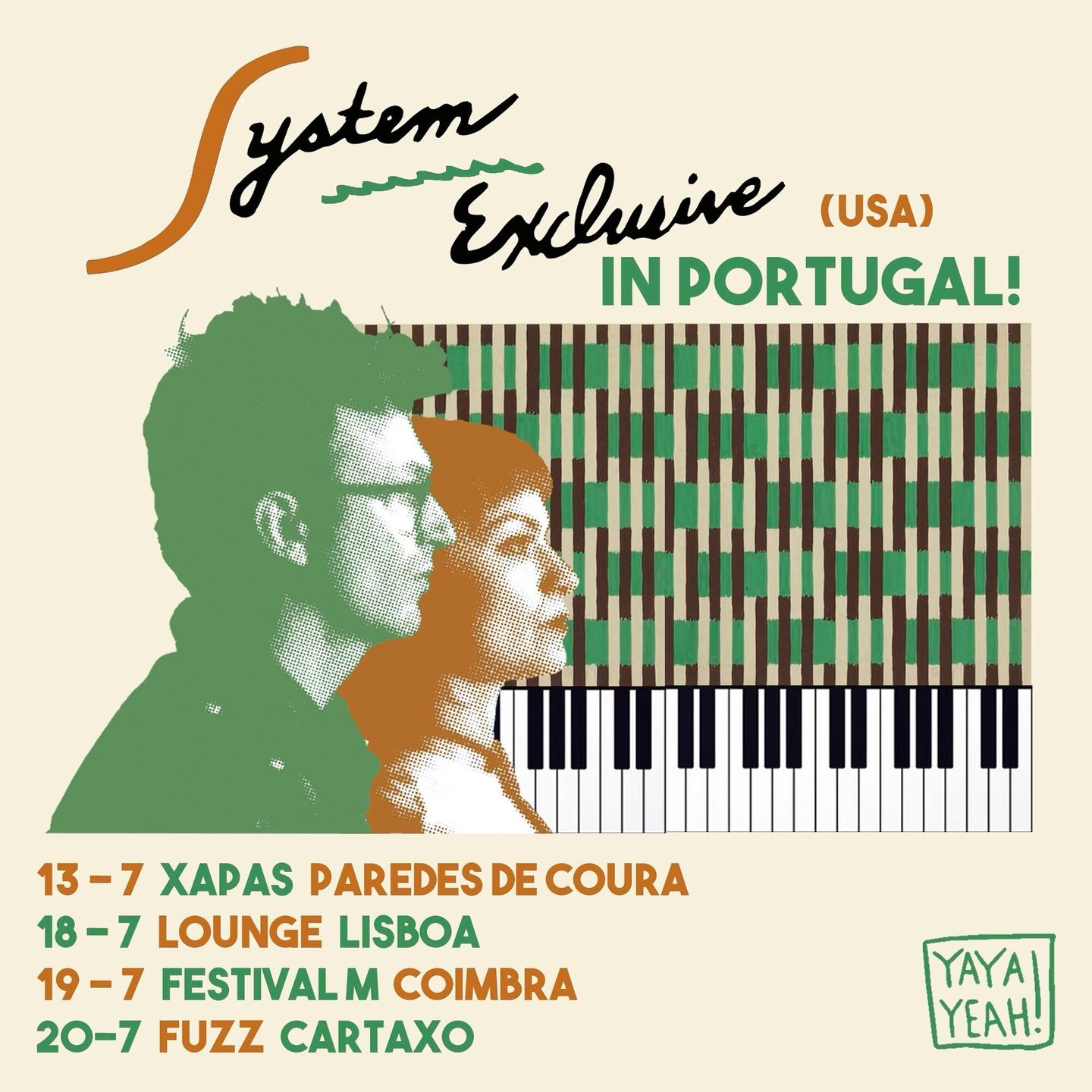 System Exclusive have been making their way through the U.K. and EU, with dates in Portugal starting tomorrow! Pick up their new LP, &ldquo;Click&rdquo; on our site. Streaming everywhere. 
.
.
.
#systemexclusive #sysex #mtstmtn #limitedvinyl #vinylco