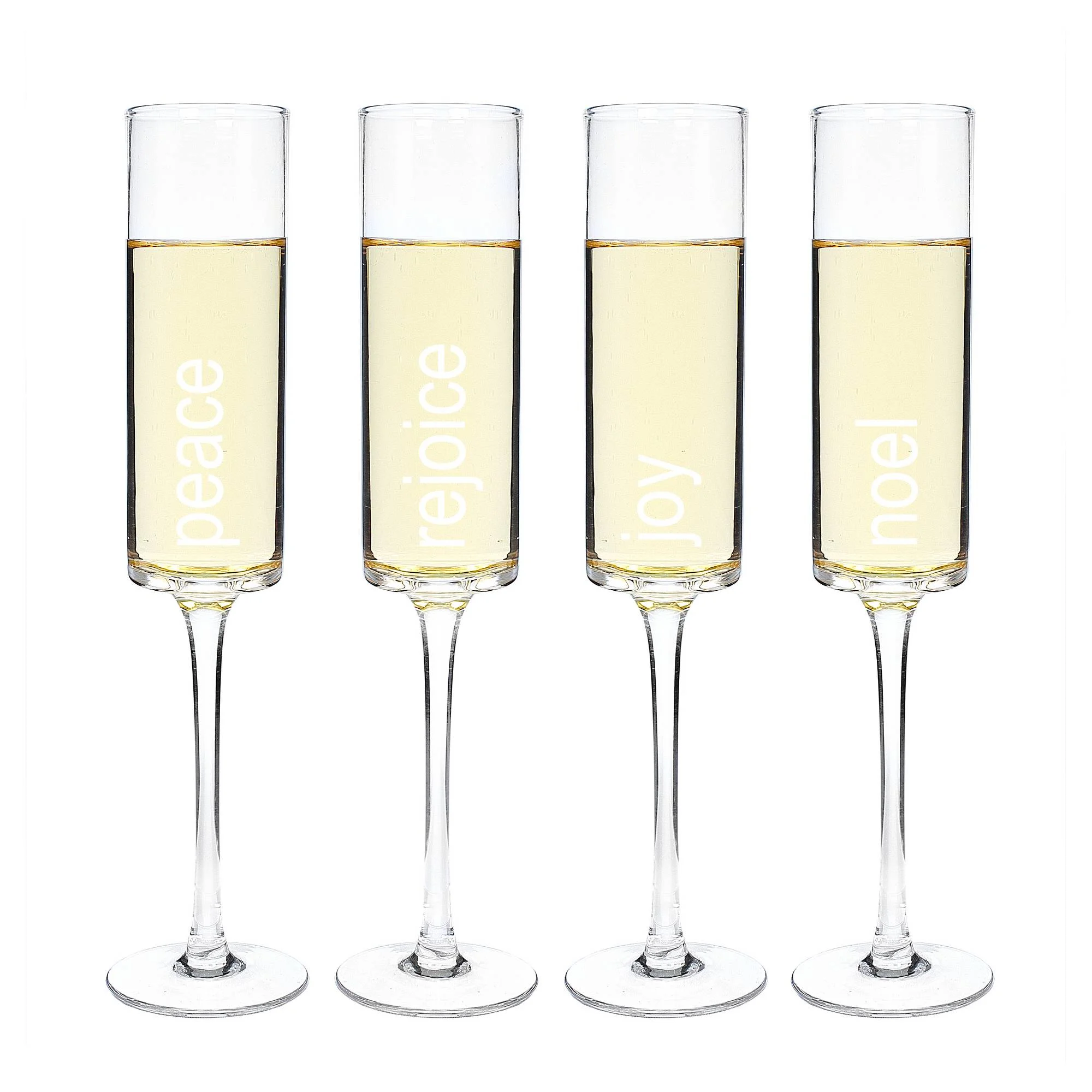 Square Champagne Glasses. I feel there is a certain level of class that a square champagne glass brings. Include this in your table décor to remind your guest that this is an elegant and classy atmosphere!