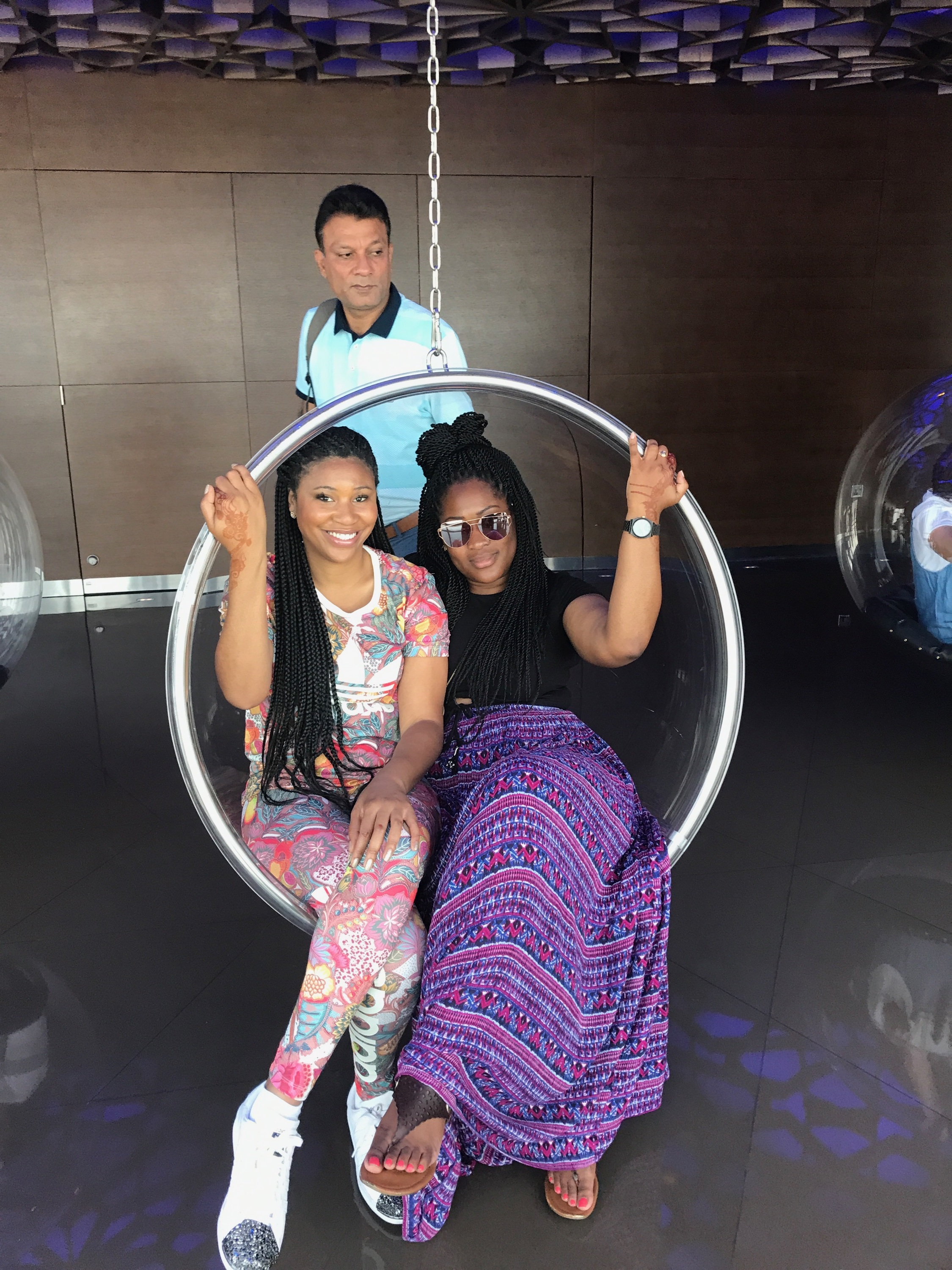 at the Burj Khalifa observatory