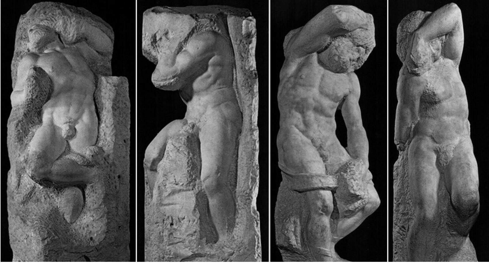 Michelangelo's Prigioni (1513-1534) 