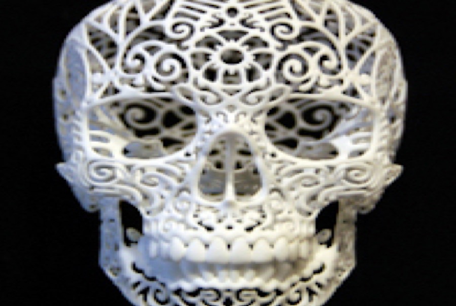 Image Courtesy of the Artist Joshua Harker . S culpture of Crania Anatomica Fillgre : (Photo source: Photo source: Marcomahler.com , n.d )