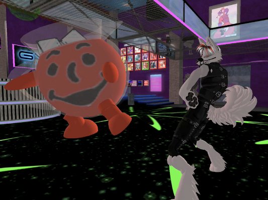 Jon Rafman, Kool-Aid Man in Second Life Image courtesy of artist