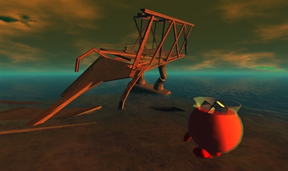 Jon Rafman, Kool-Aid Man in Second Life Image courtesy of artist