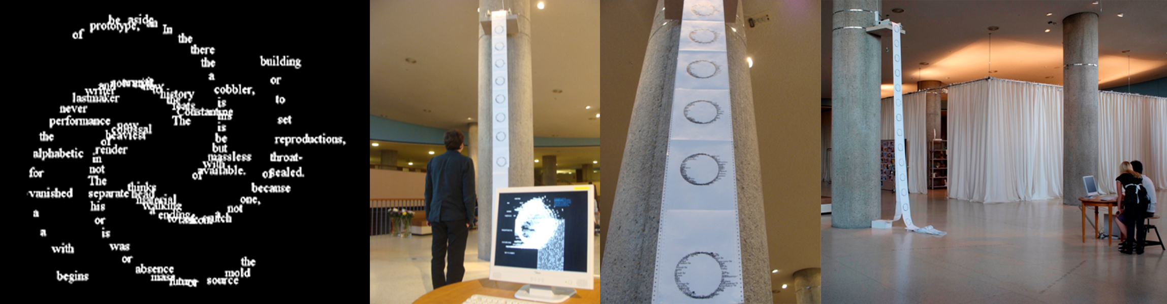 Image courtesy of Electronic Literature Collection - http://collection.eliterature.org/2/works/morrissey_last_performance/Morrissey_ELO/installation/