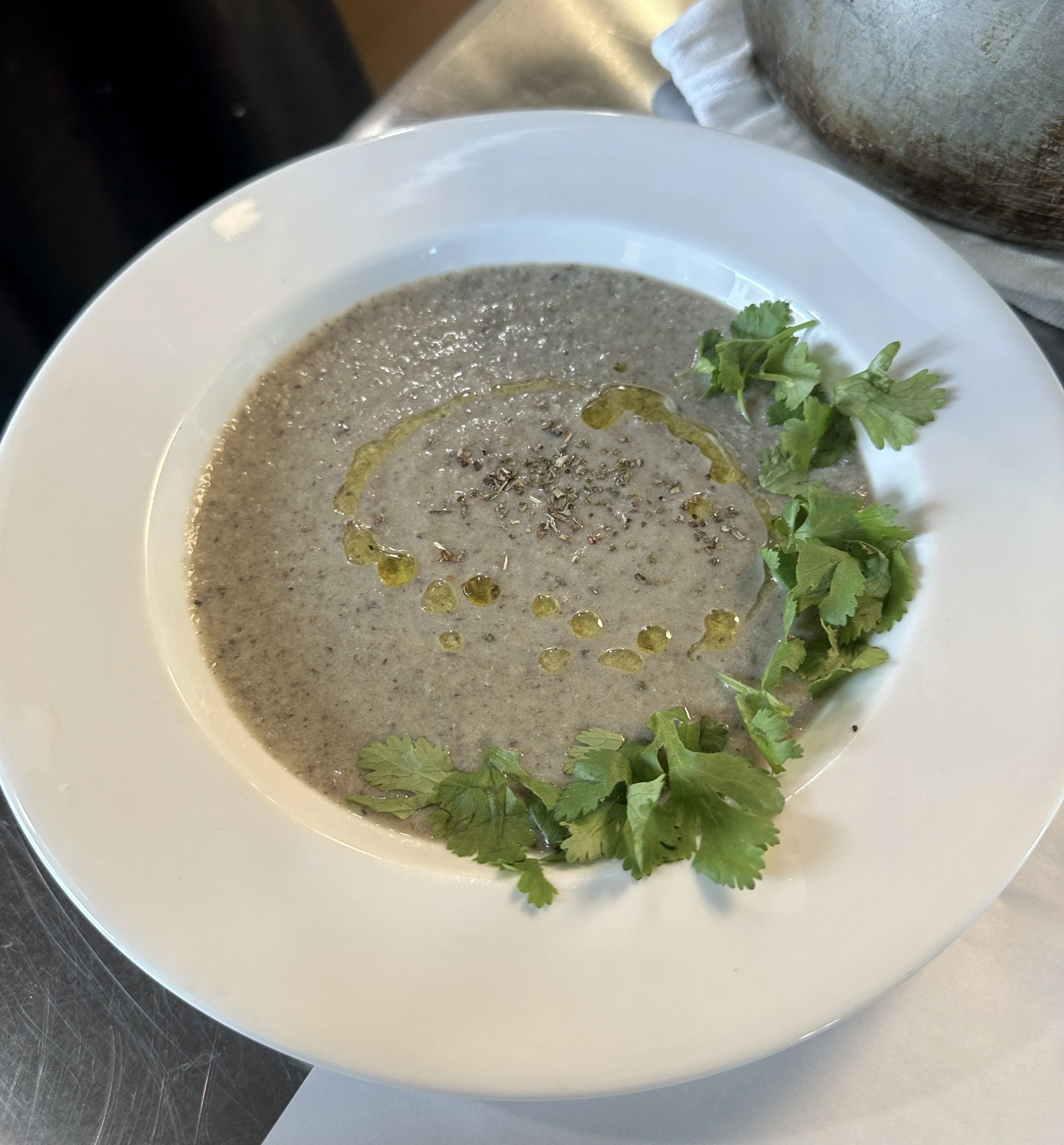 Vegan Cream of Mushroom Soup