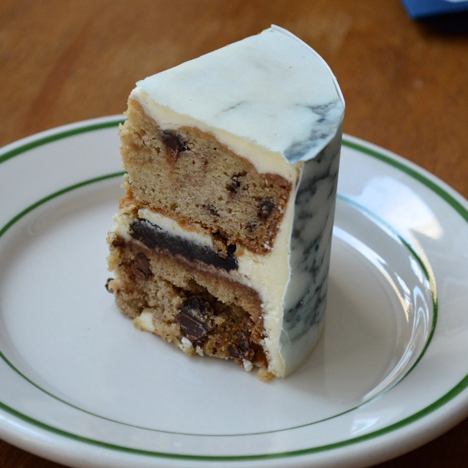 Rookie Cookie Cake with  Carrara Sheet