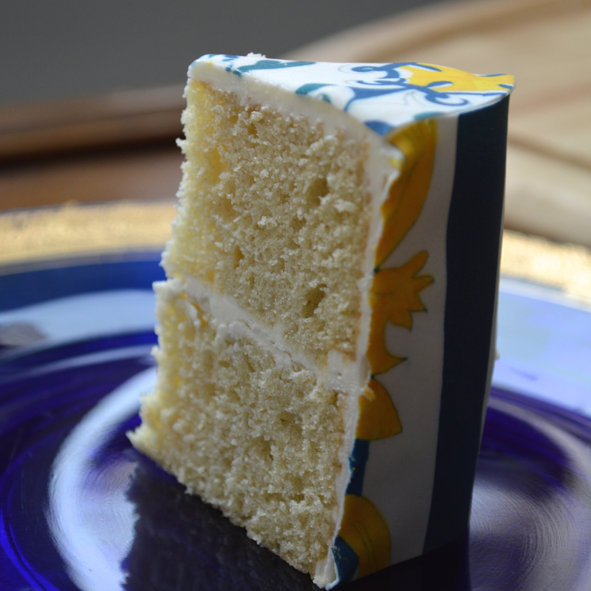 Vanilla bean cake with  Amsterdam and St. Malo &nbsp;sheets