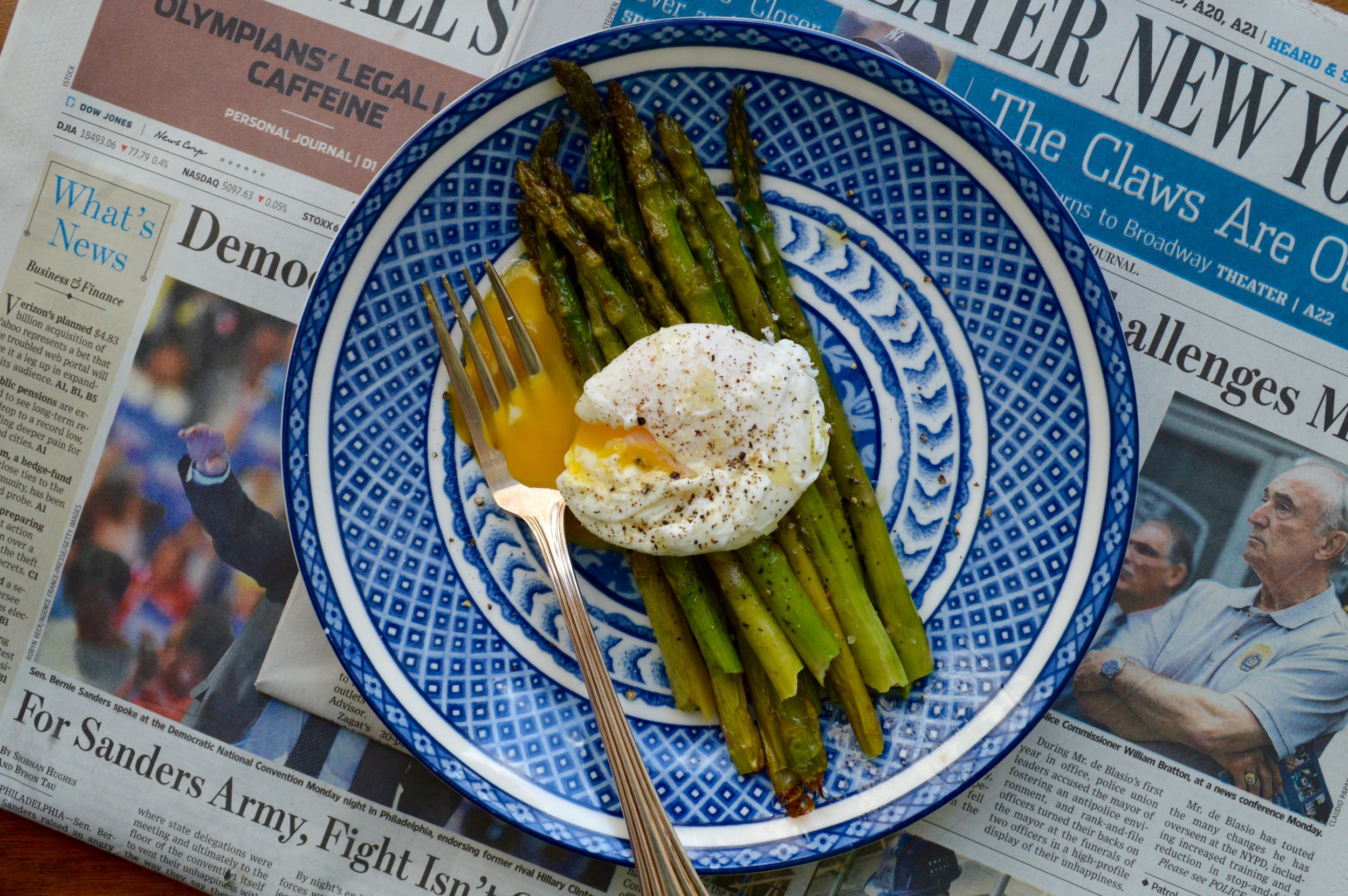 Roasted Asparagus and Poached Egg