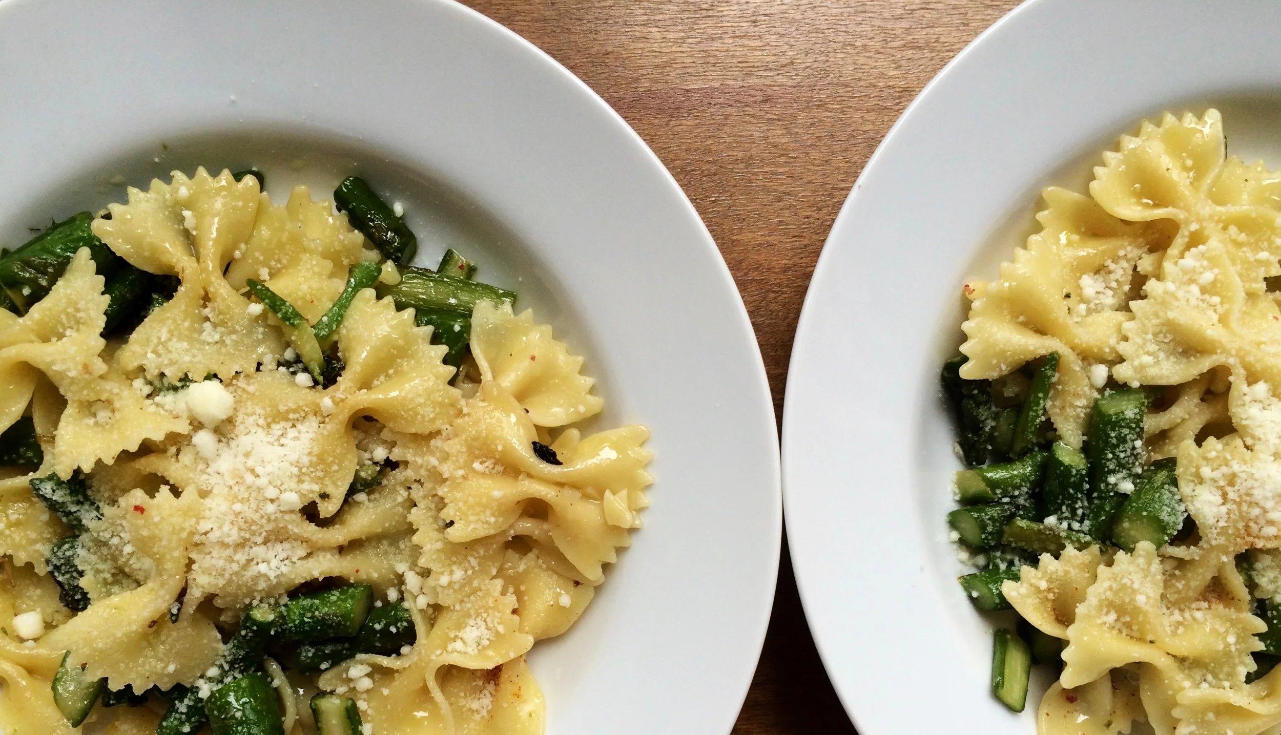 Farfalle with Roasted Asparagus