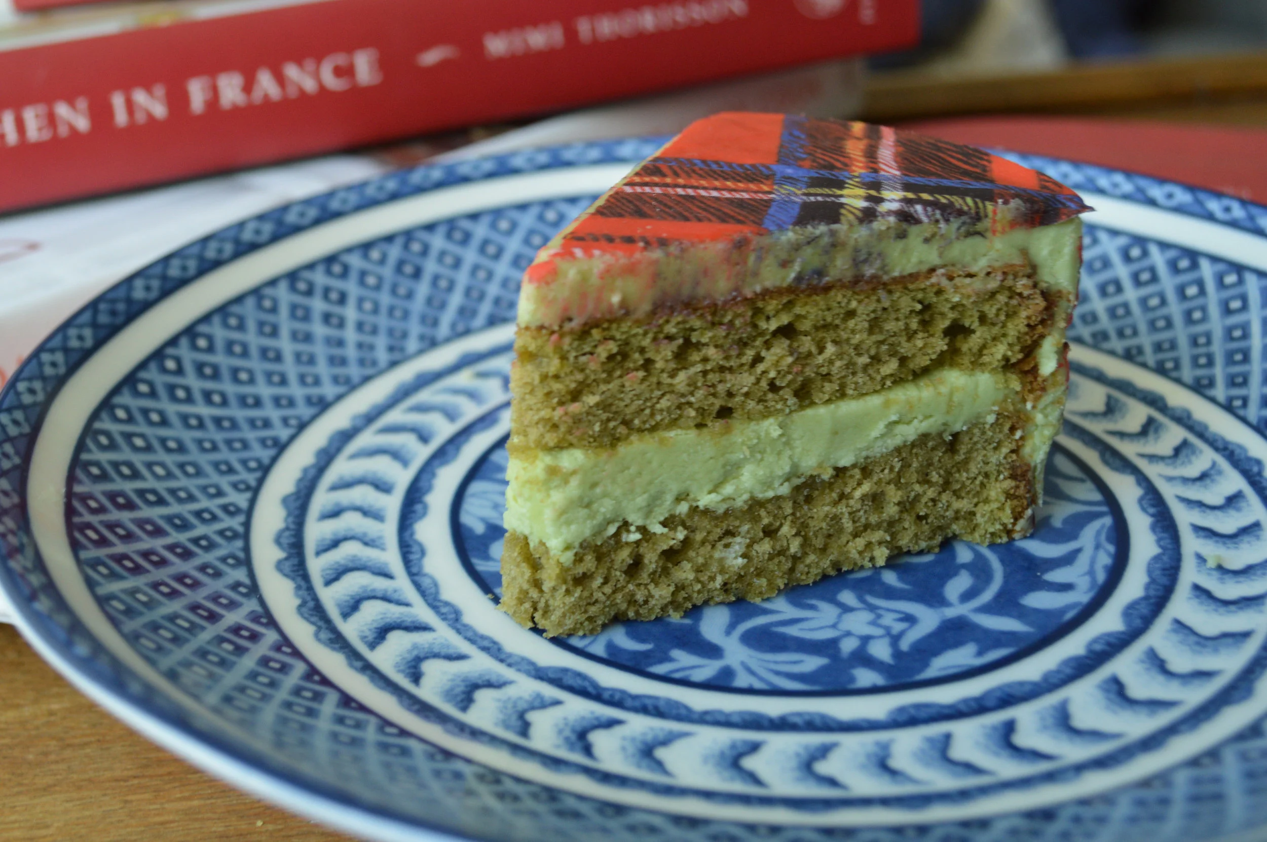 Matcha Cake with Tartan #ChefanieSheet