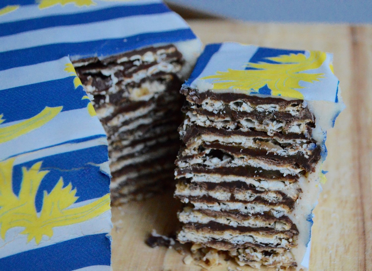 Matzah Crack Cake with Layers of Chocolate and Chefanie Sheets