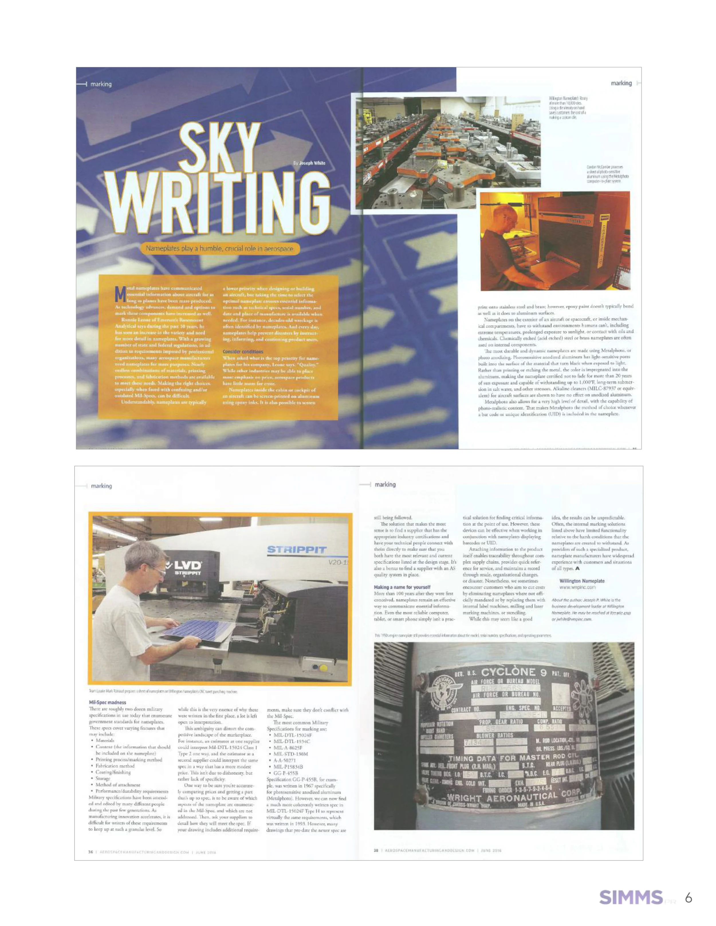 Read this article on the Aerospace Manufacturing and Design website .