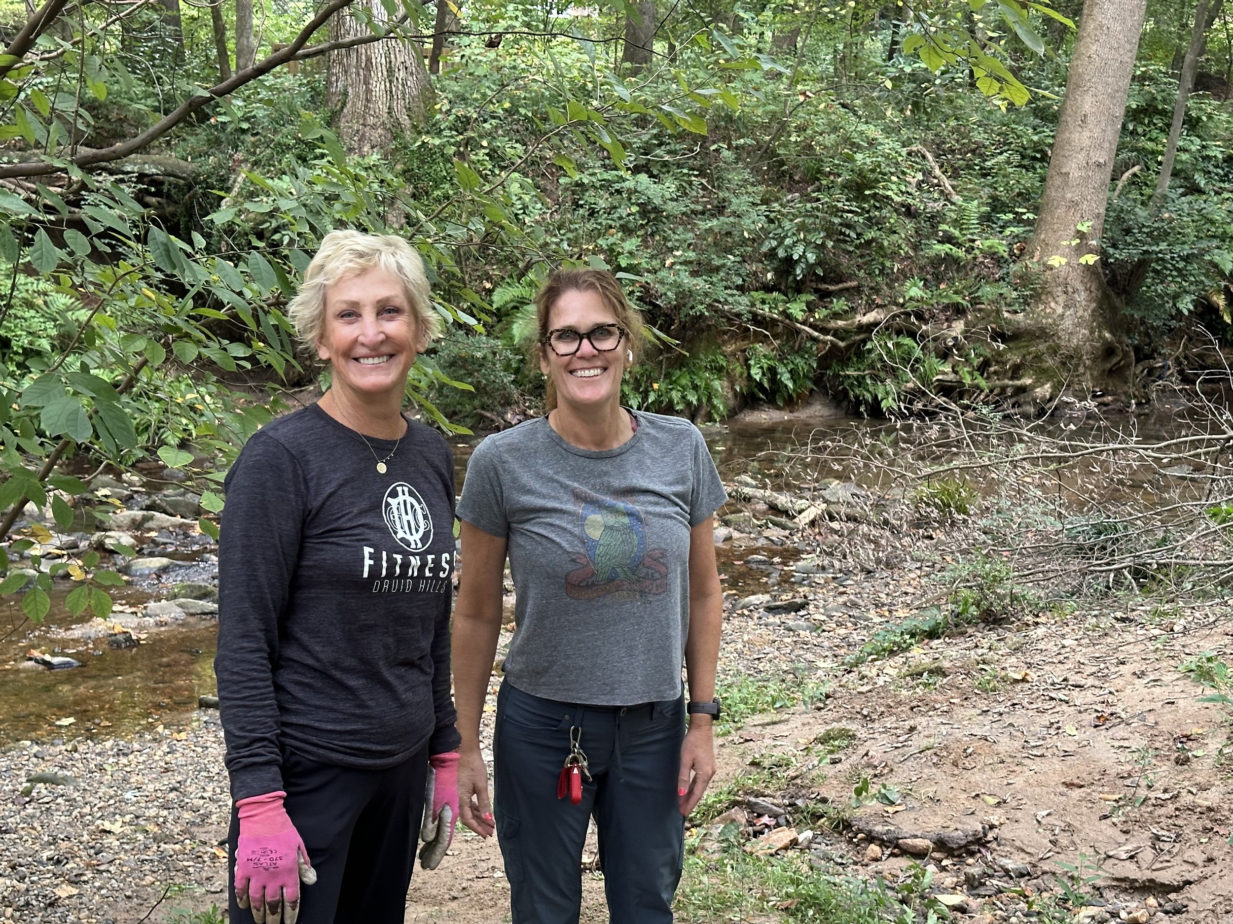 Two VIPS working away!  Nancy and Julia.jpg