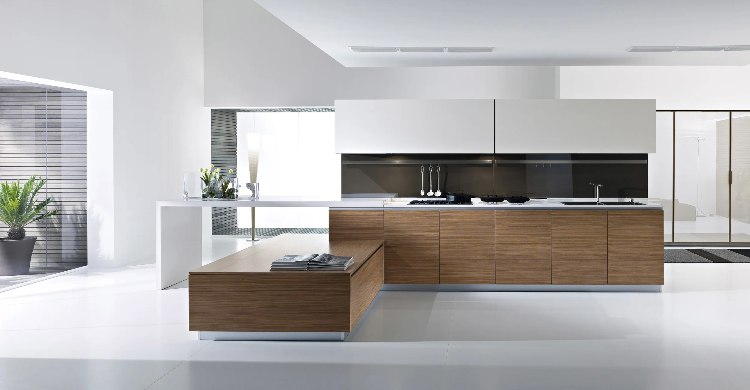 kitchen-ideas-trendy-brown-hardwood-cabinets-with-white-kitchen-cabinetry-set-as-well-as-white-false-ceiling-and-lighting-decor-in-modern-kitchen-design-decoration-furnishing-ideas-gorgeous-m.jpg