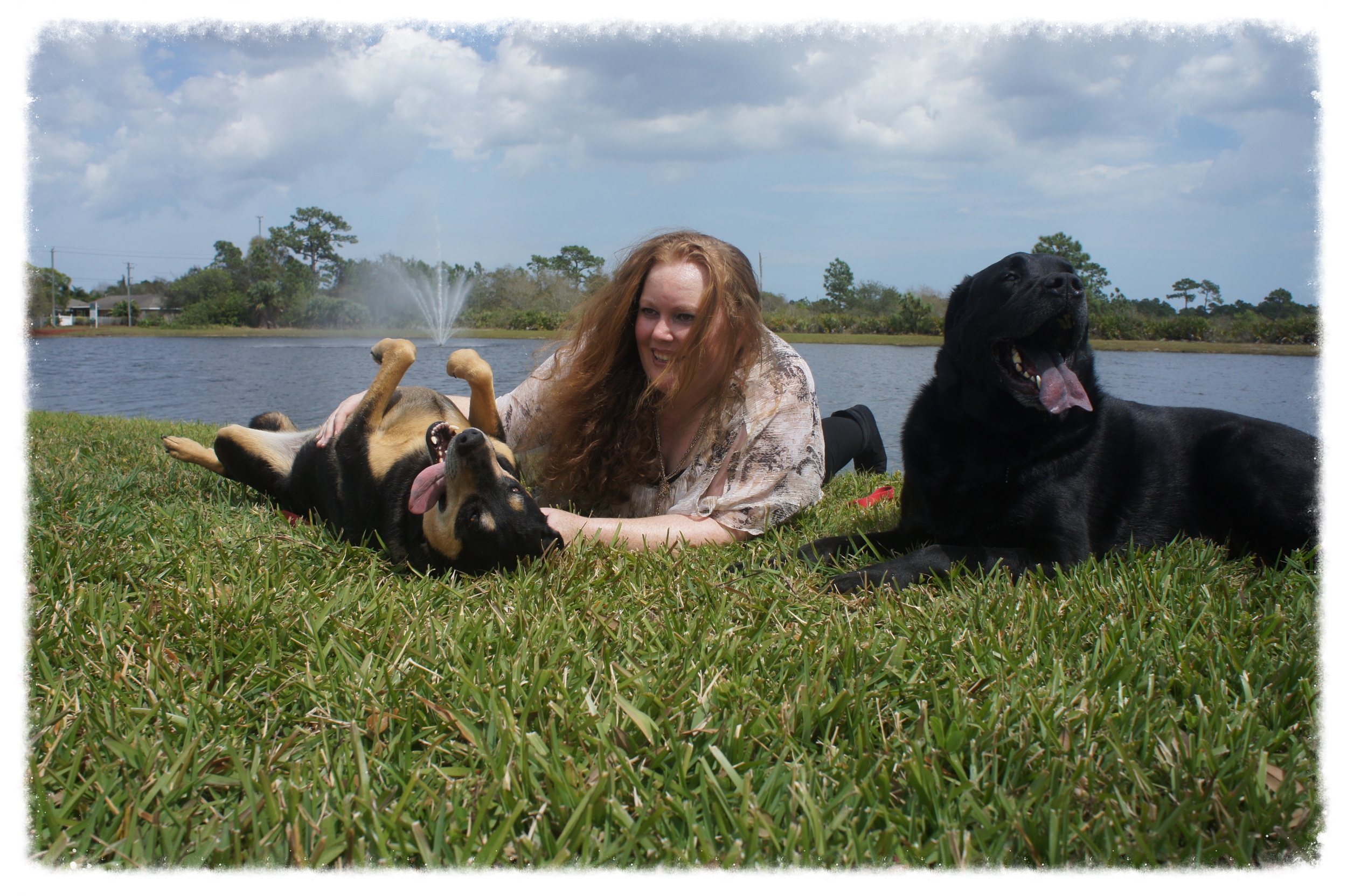 Having Fun with Dogs in Manchester Lakes, West Melbourne, FL