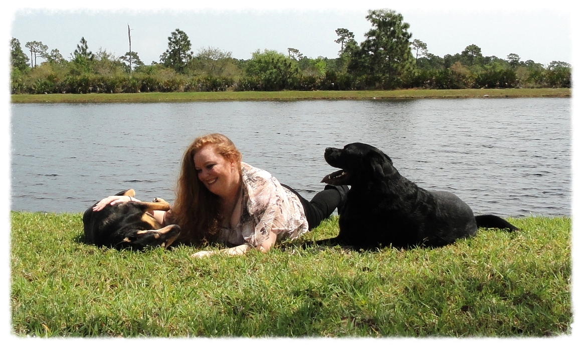 Having fun with Dogs in Manchester Lakes of West Melbourne, FL