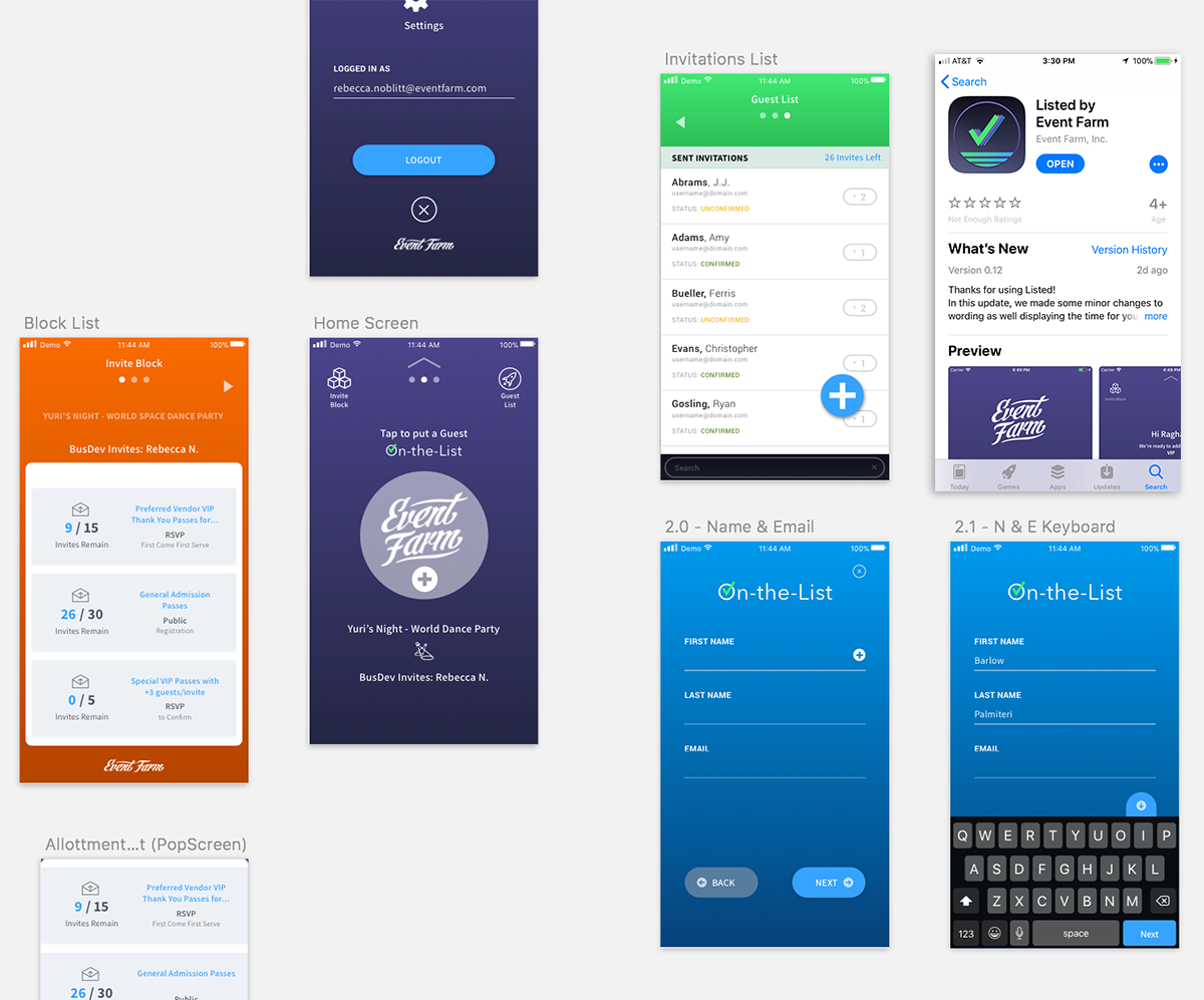 Native App • Listed by Event Farm
