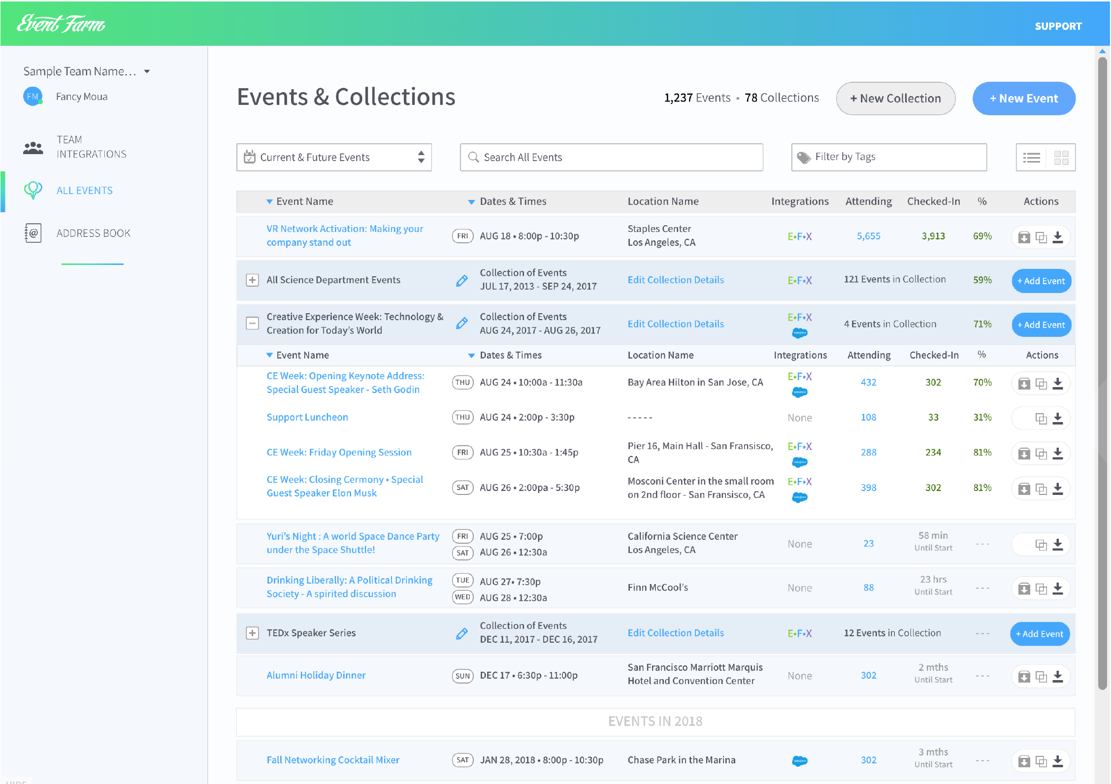 Data Tables & Interaction