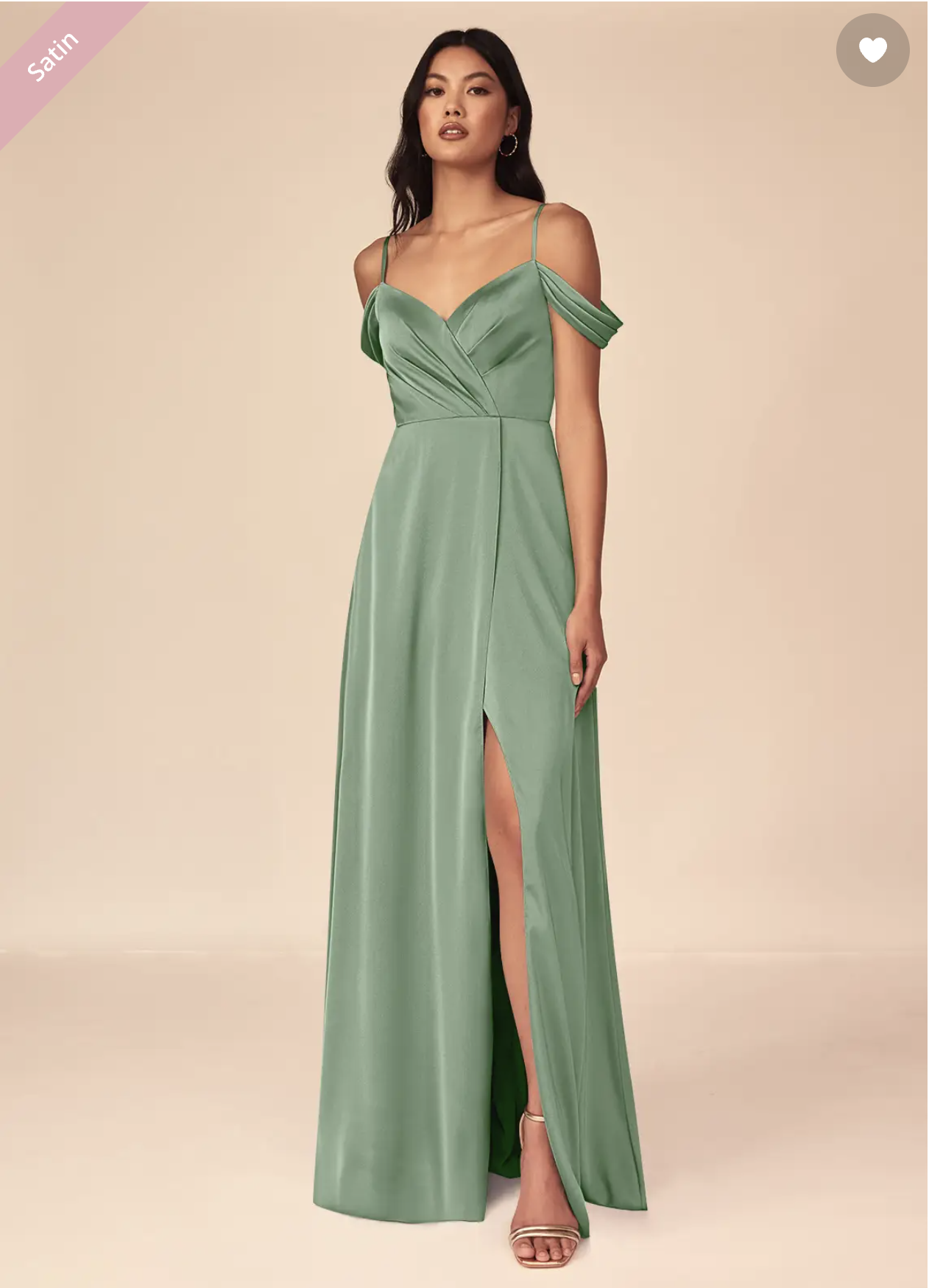 Azazie Ocean Dress in Matcha