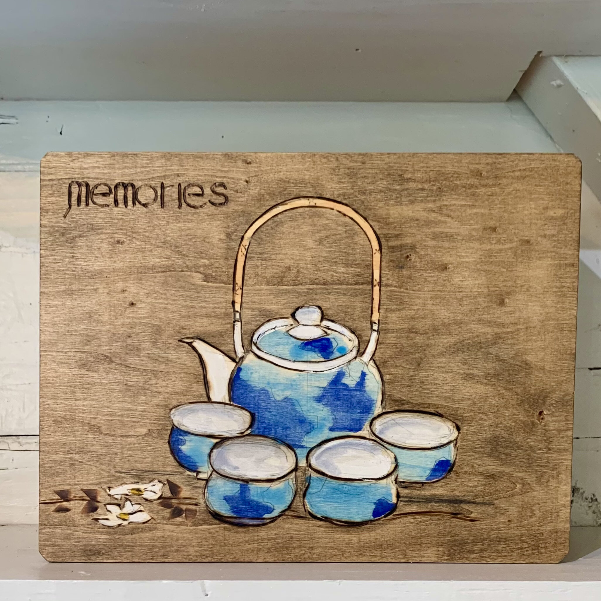Tea Time Memory Box. 