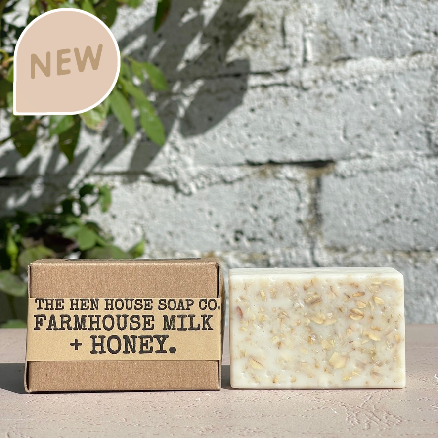 Farmhouse Milk + Honey Soap.