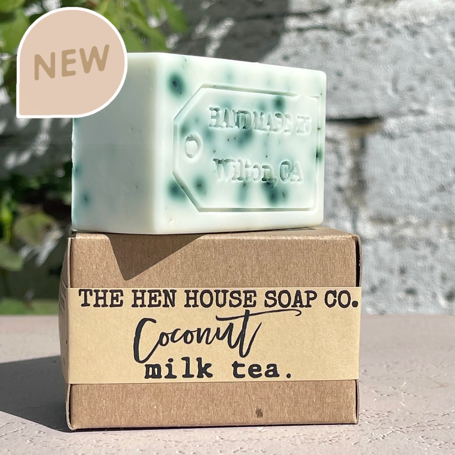 Coconut Milk Tea Soap.