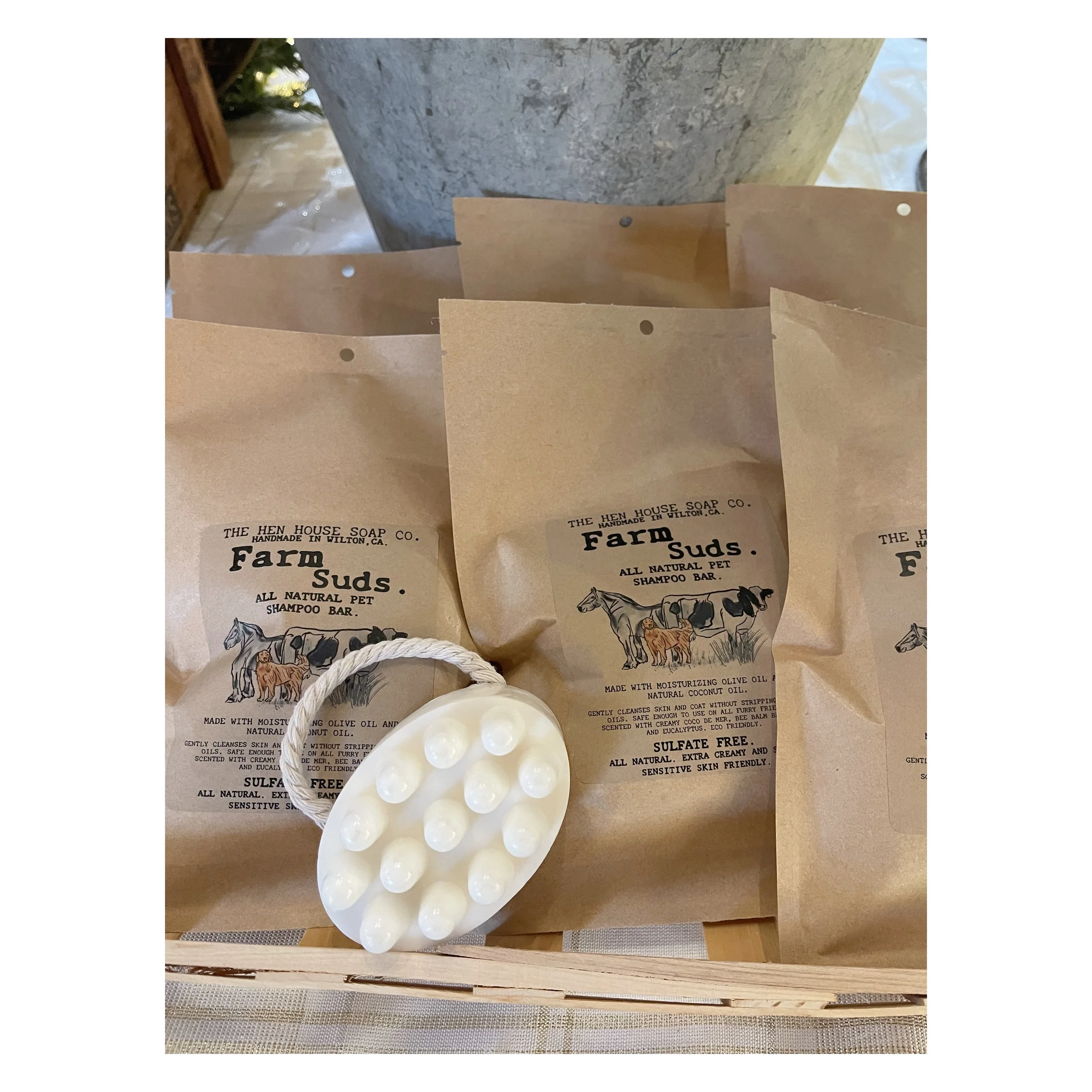 Farm Suds Pet Shampoo Bar.