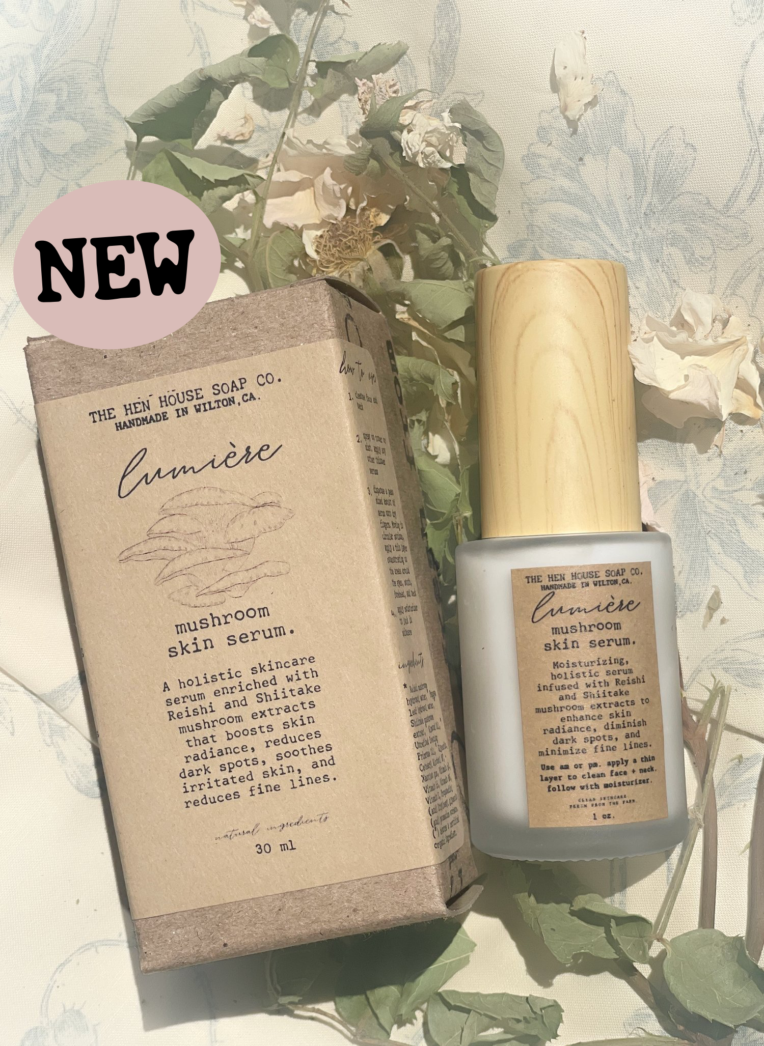 Lumière Mushroom Skincare Serum.