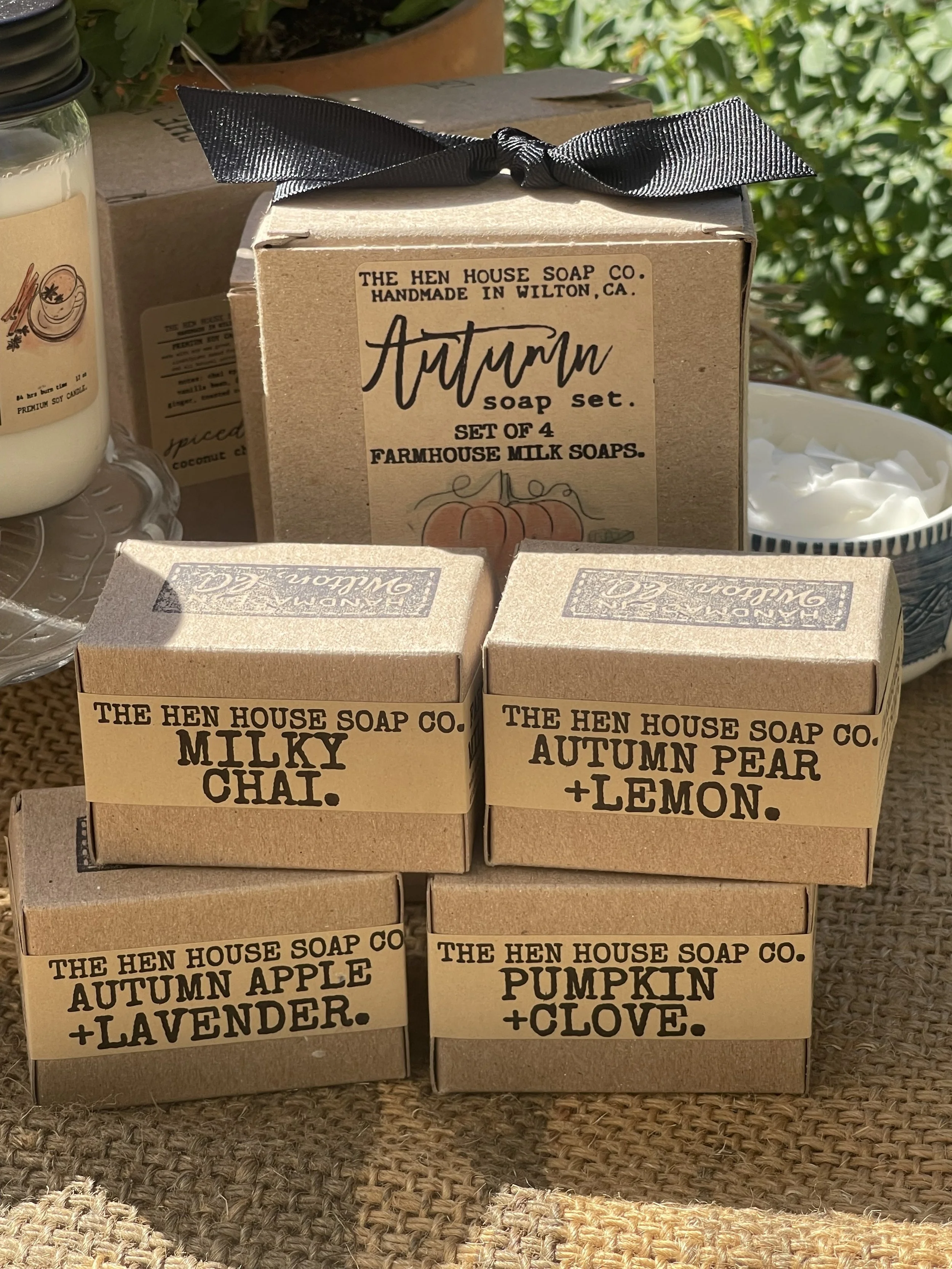 Autumn Harvest Soap Set.