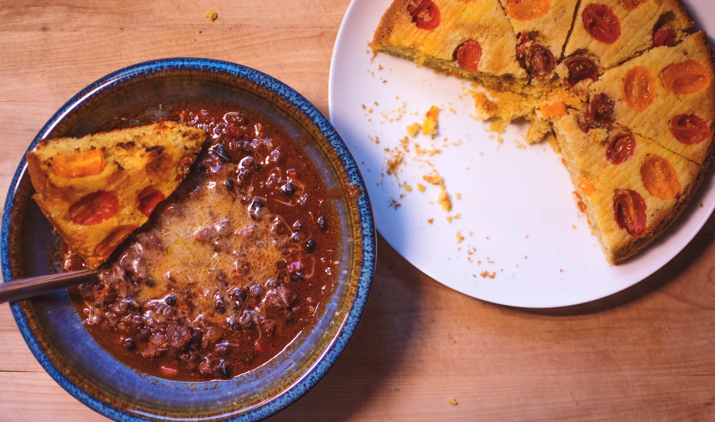 Chili and Cornbread