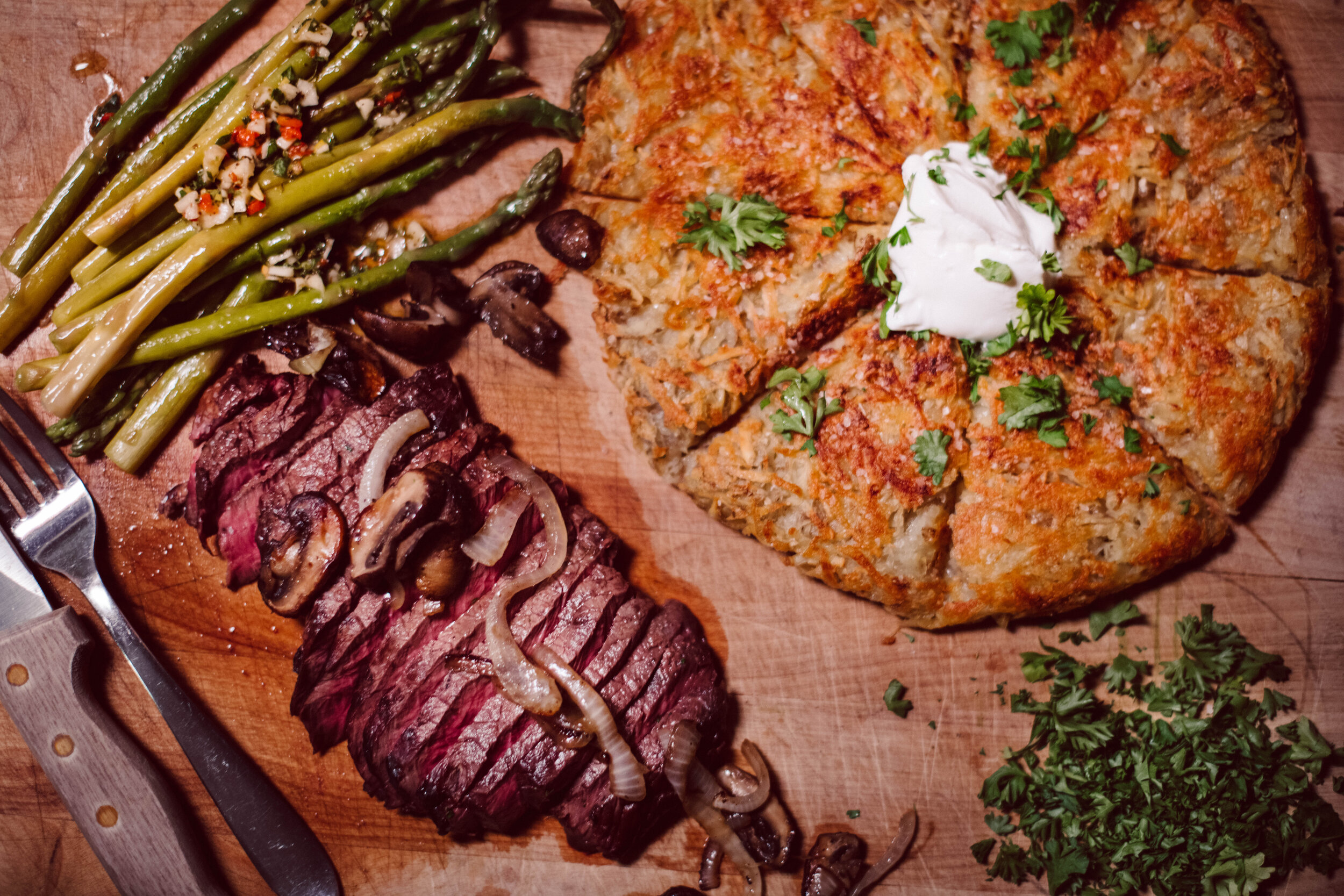 Rösti With Grilled Steak — Farms