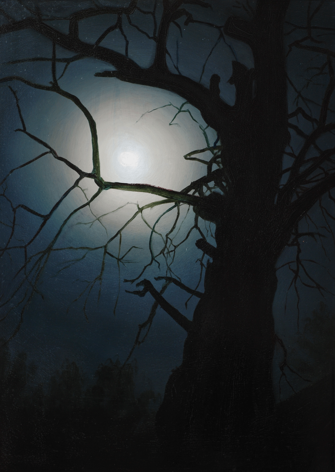 Oak-with-Rising-Moon,-2010,-Oil-on-copper,-25-x-35-cm.gif