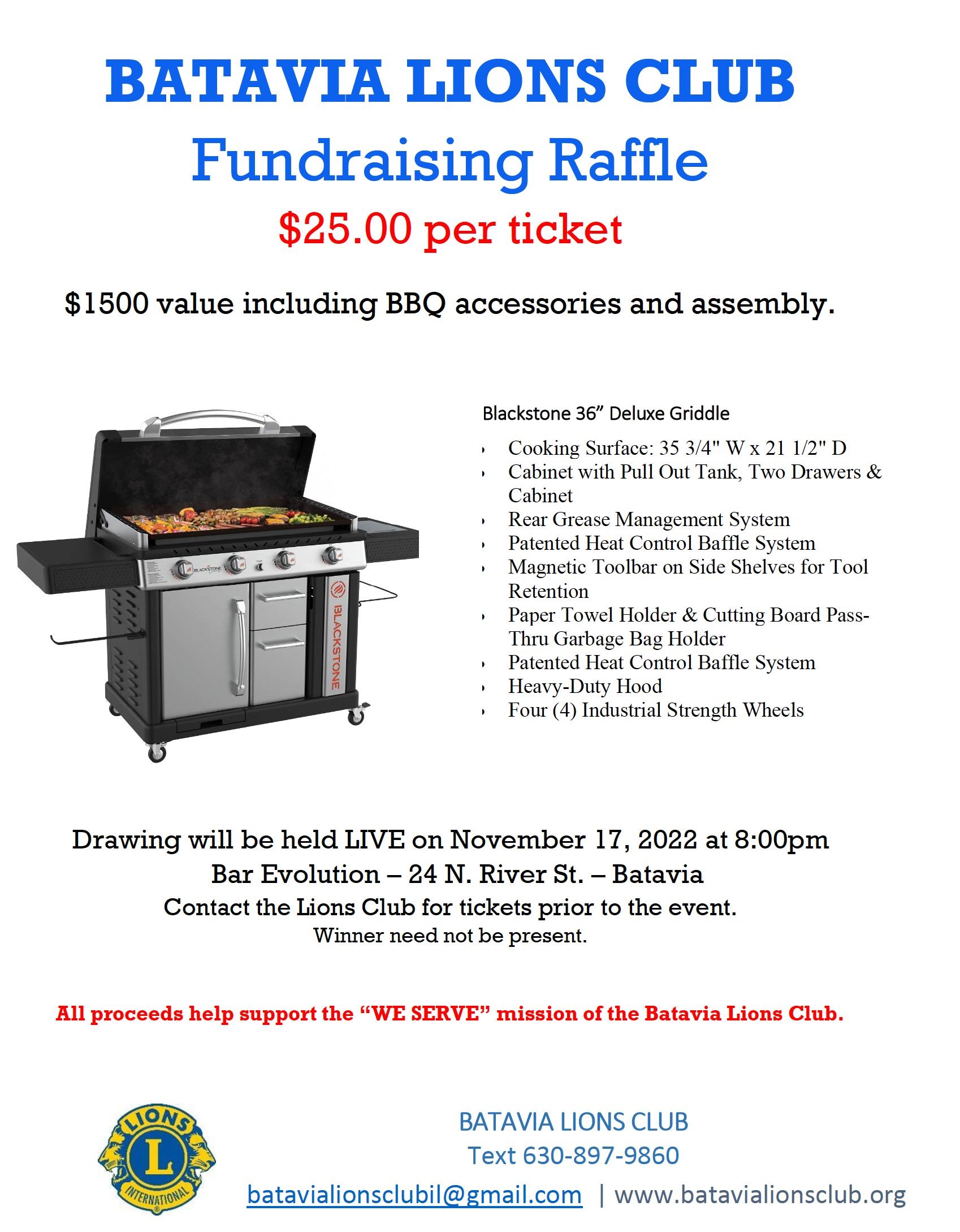Raffle for a Griddle
