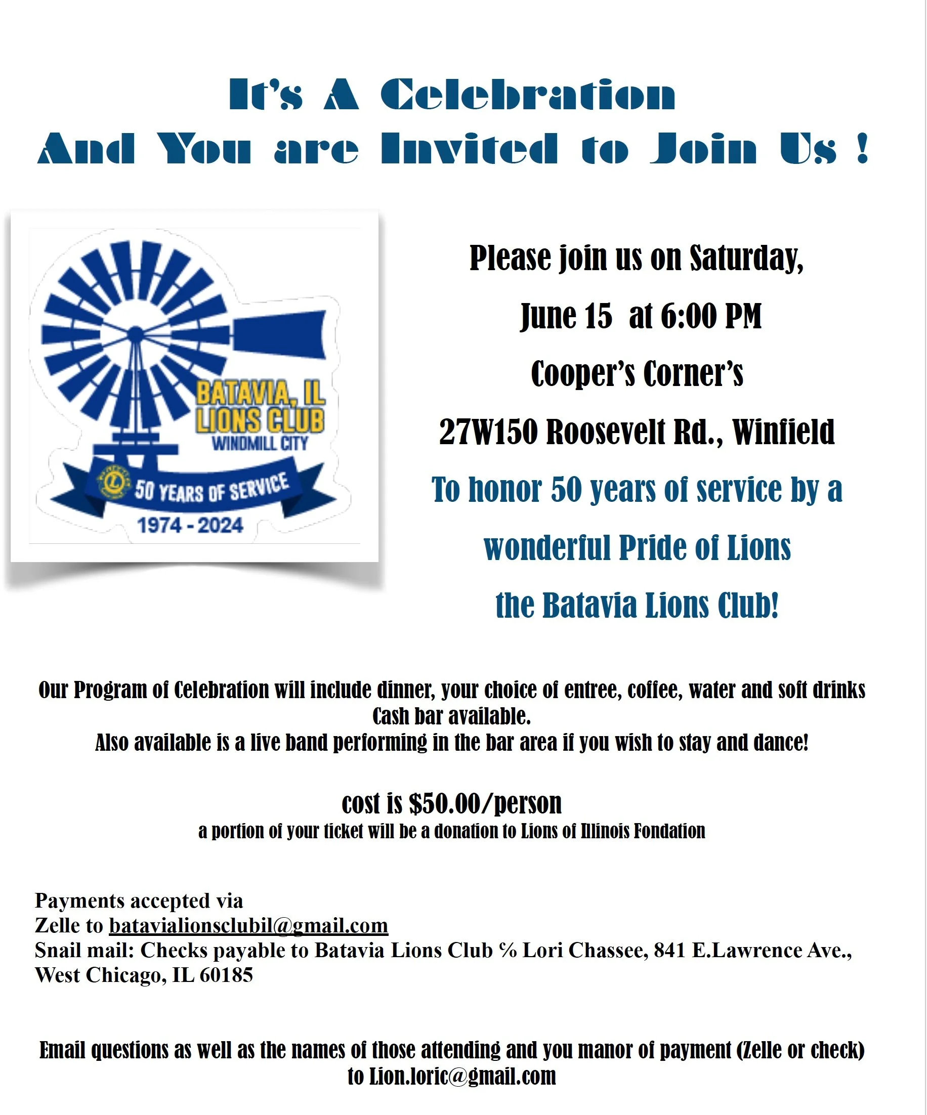 50th Anniversary Party!