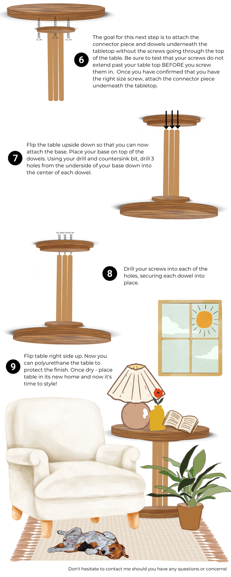HOW TO BUILD A SIDE TABLE — WELL-LIVED WITH JESSICA