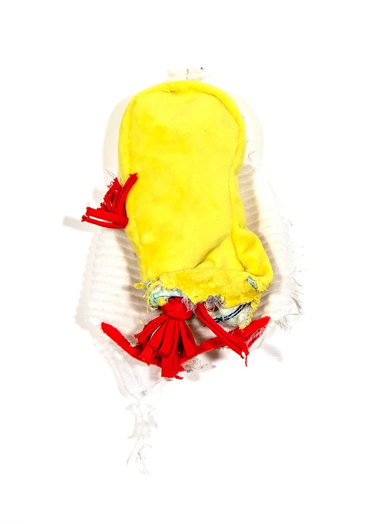 super nintendo and shark, dog toys, thread, acrylic paint, and polyester fiberfill, dimensions variable, 2025