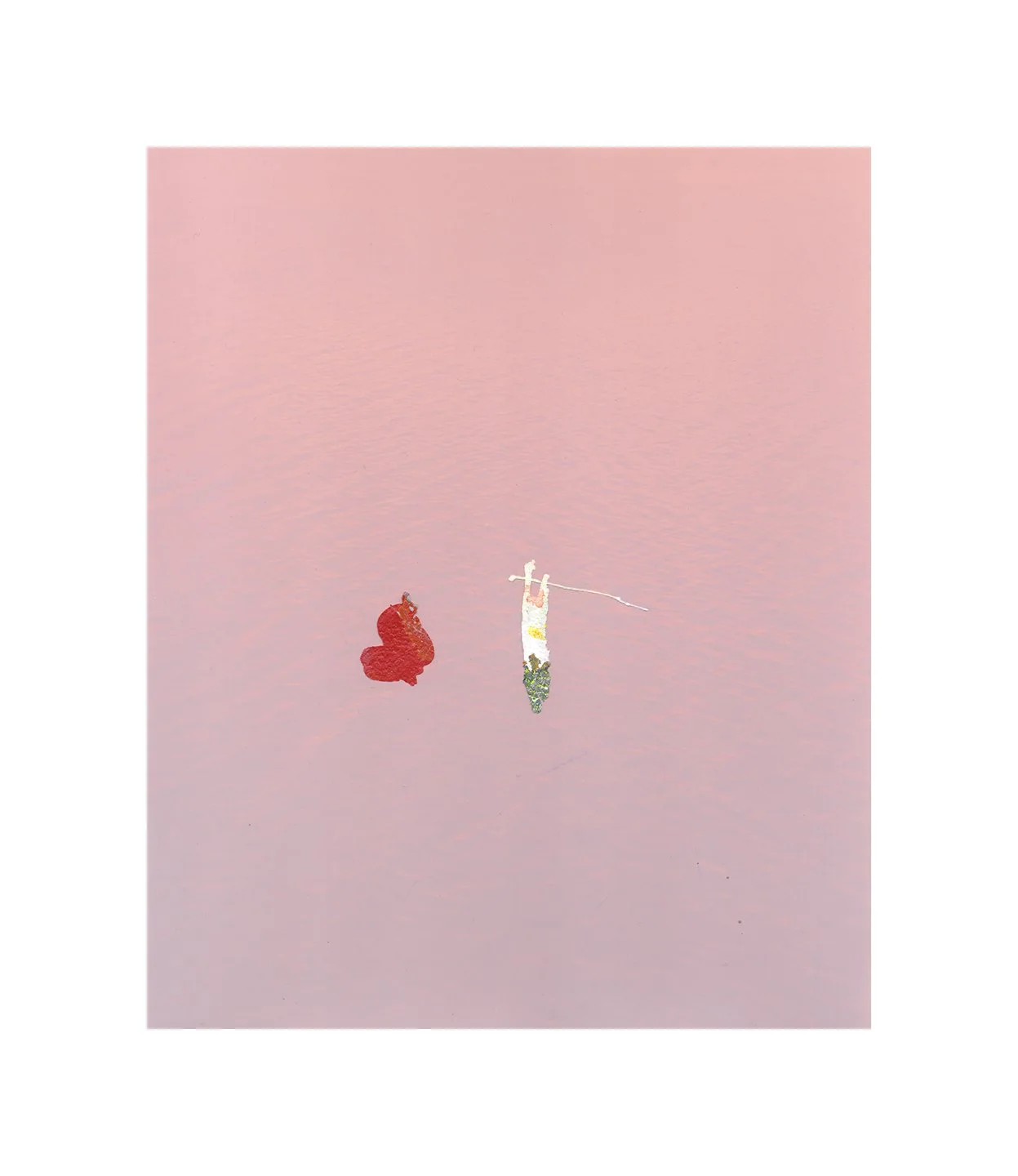 untitled, enamel on silver gelatin print, 10 x 8 inches, 2018